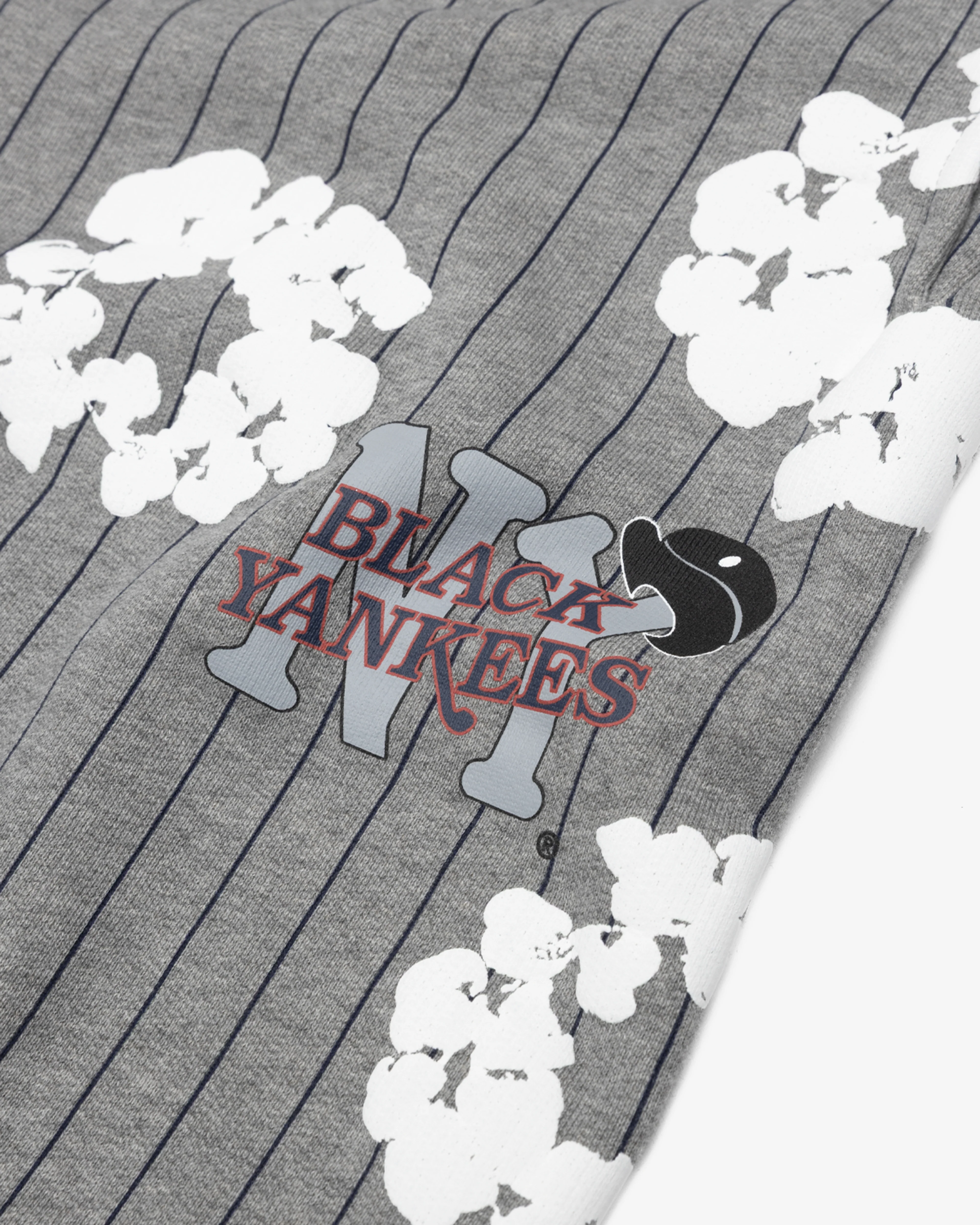 Denim Tears - Pinstripe Wreath Sweatpants - (Grey)