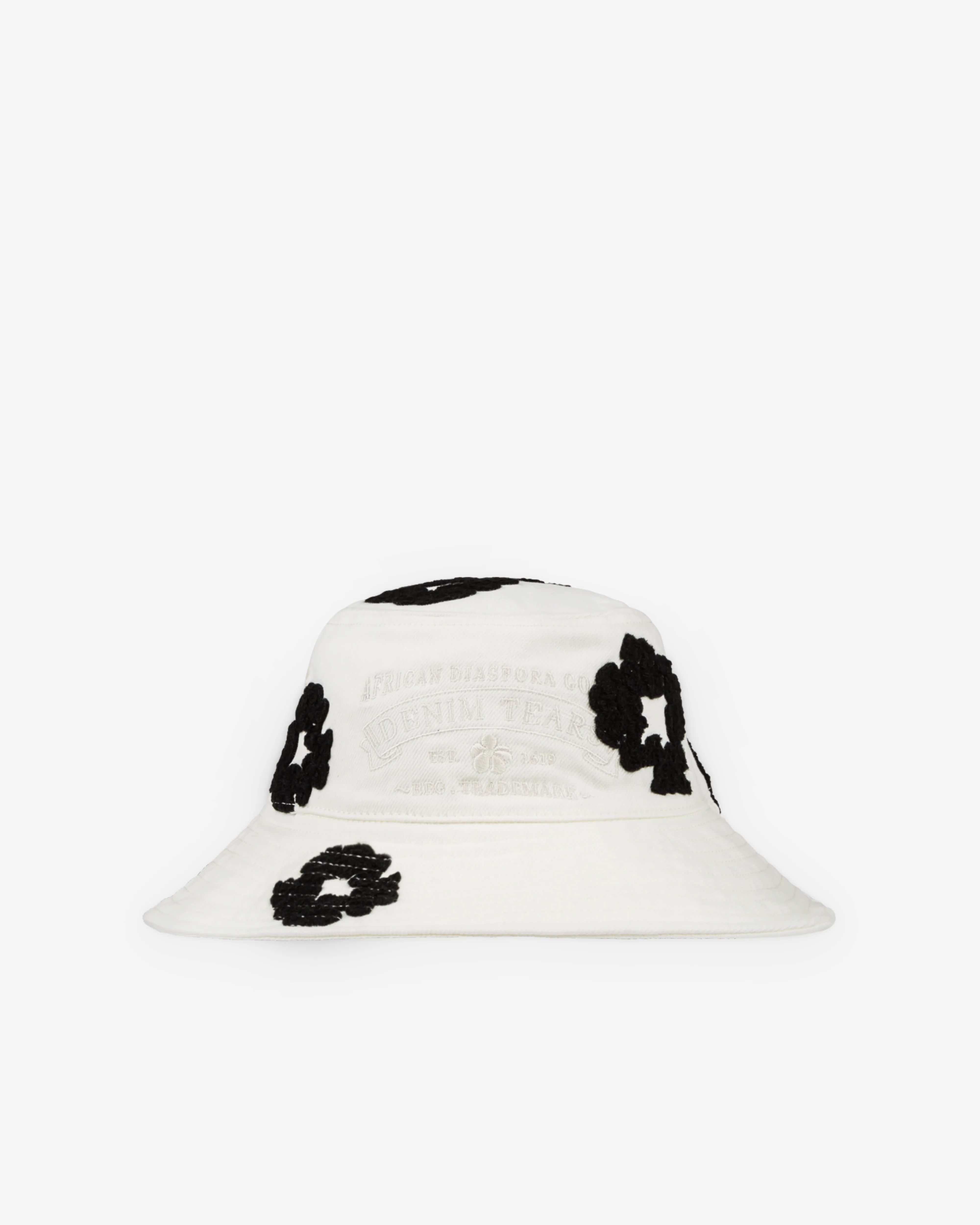 Denim Tears - Men’s Denim Wreath Bucket Hat - (White)