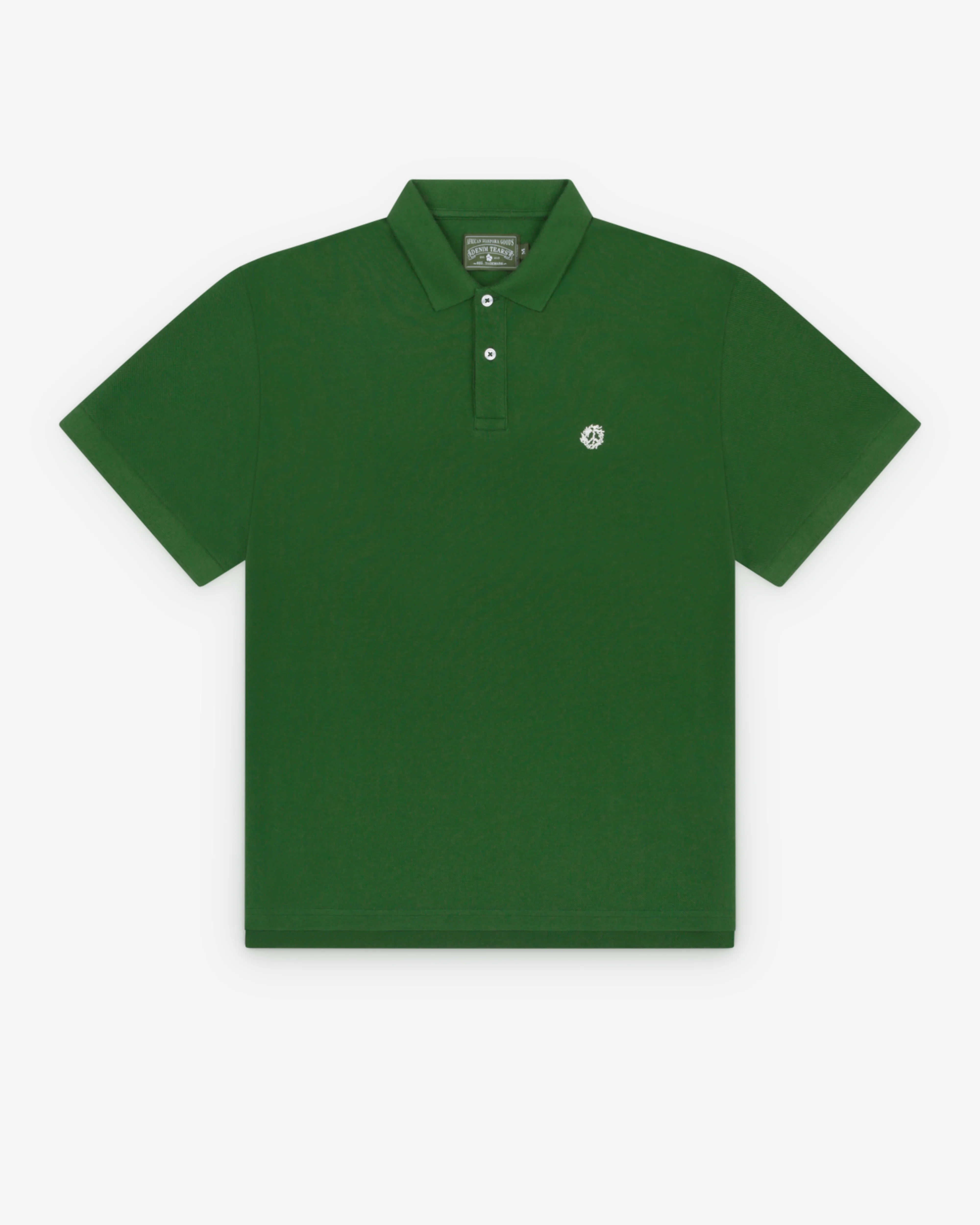 Denim Tears - Men's Peace Wreath Polo - (Green)