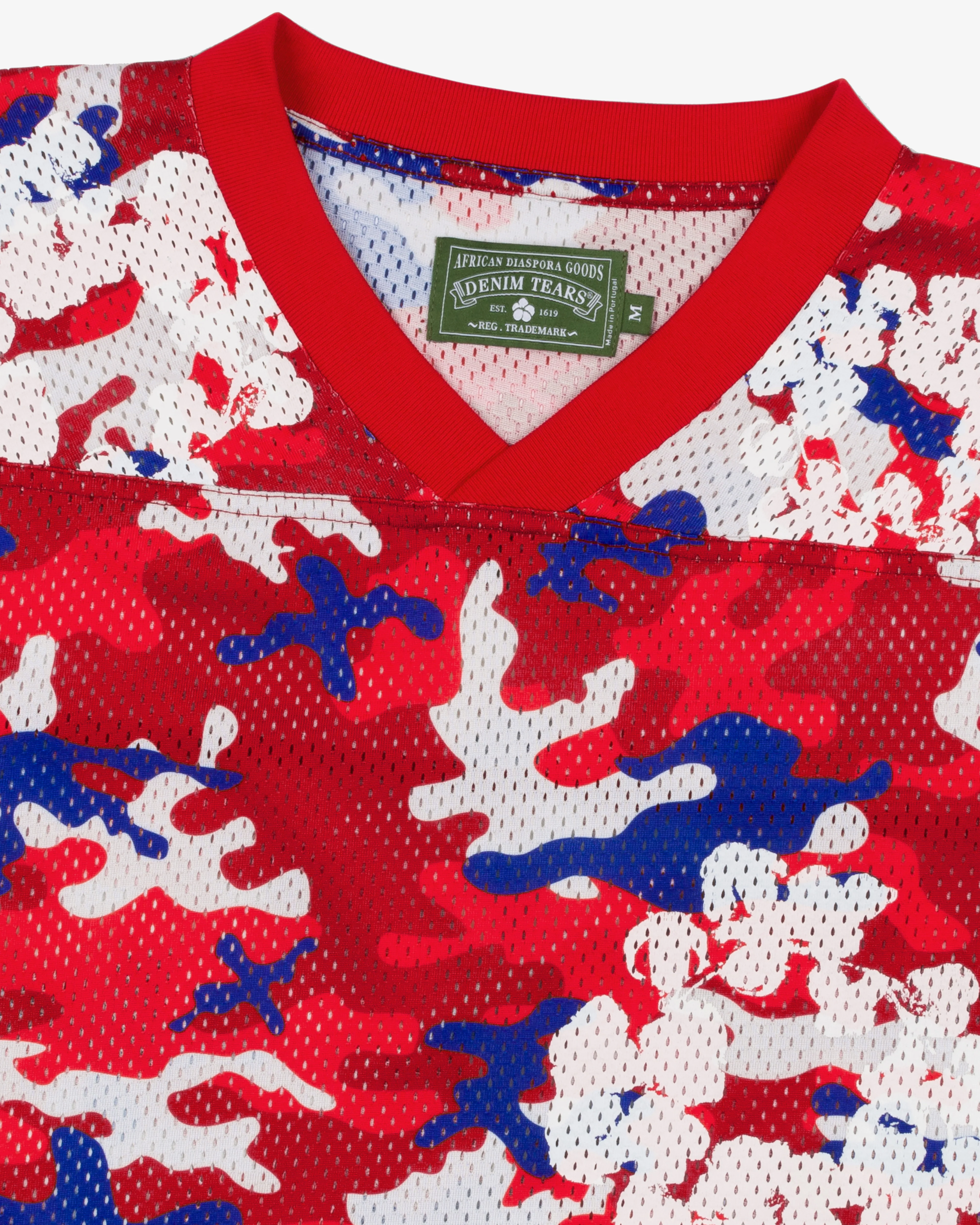 Denim Tears - Camo Wreath Jersey - (Red Camo)