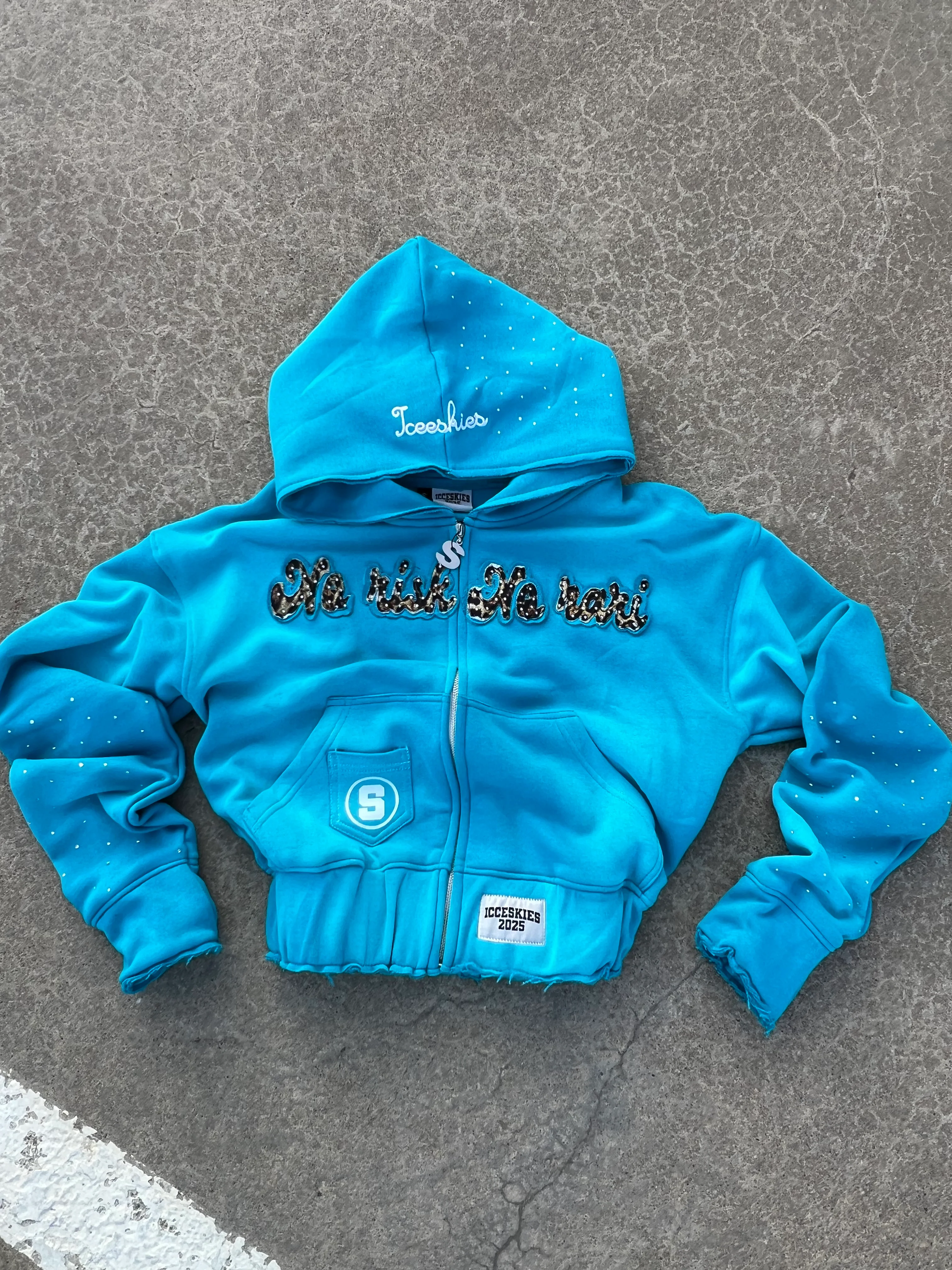 Aqua Blue Hoodie
