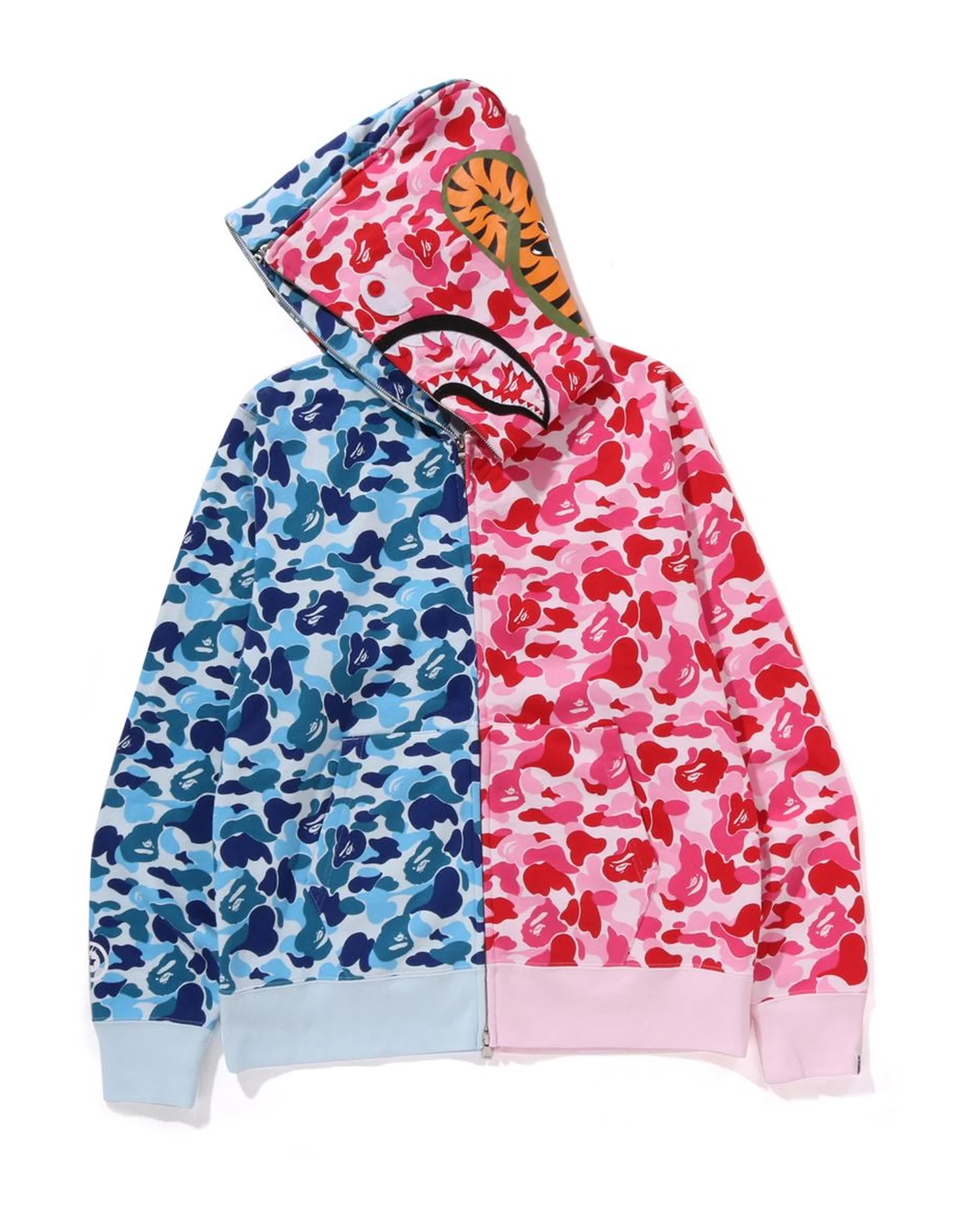 Abc Camo Separate Shark Full Zip Hoodie