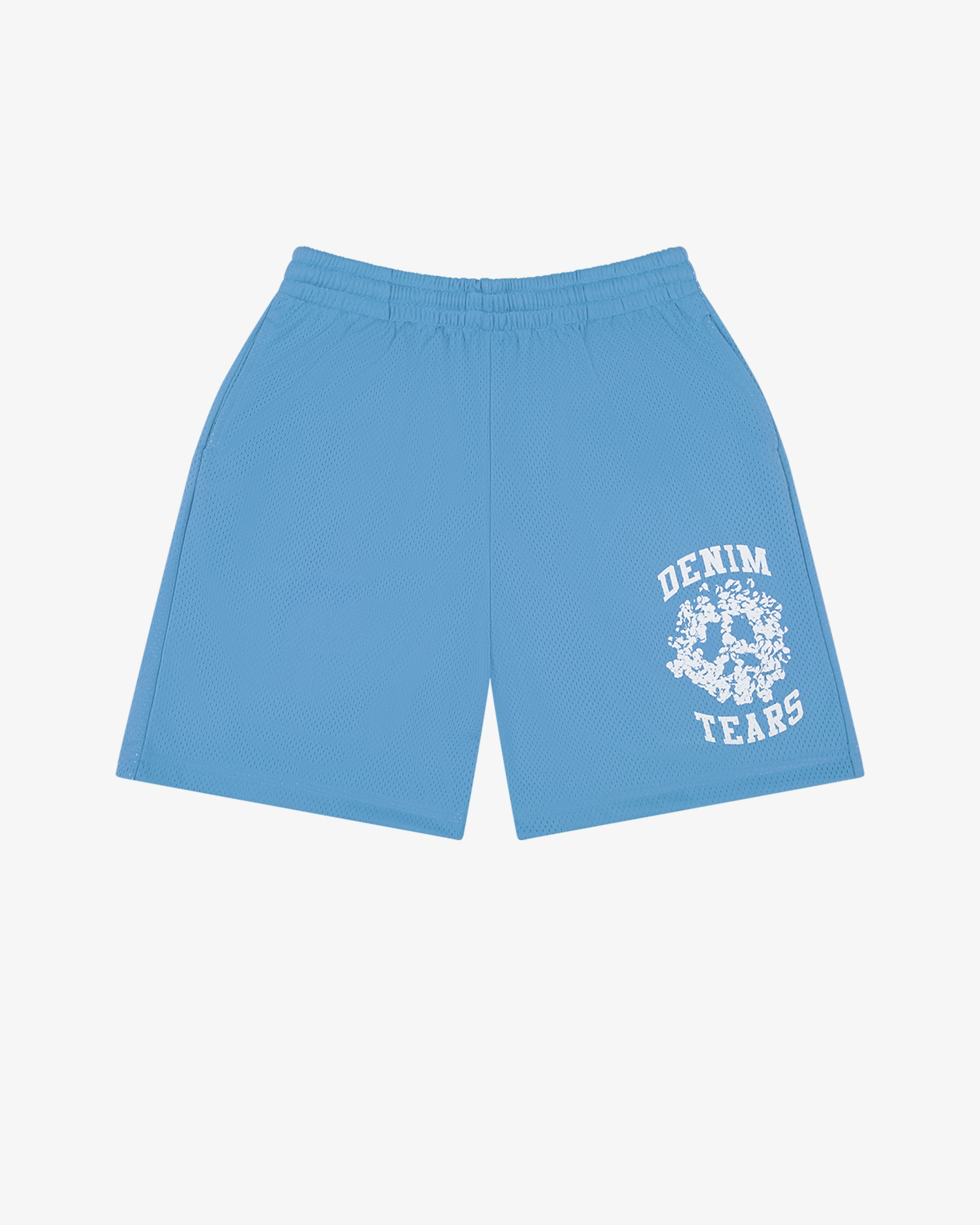 Denim Tears - Men’s Denim University Mesh Shorts - (Light Blue)