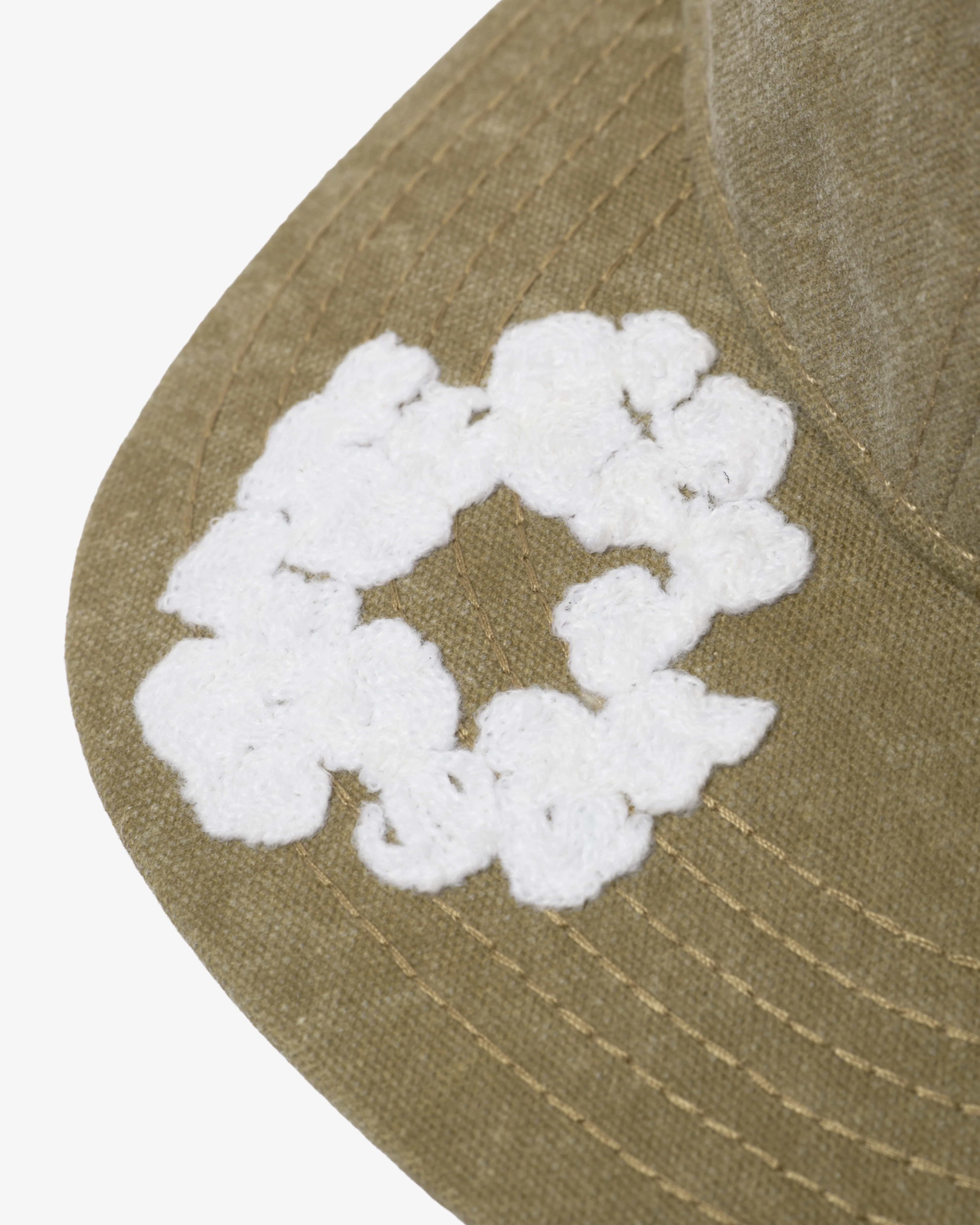 Denim Tears - Cotton Wreath Garment Dyed Cap - (Beige)