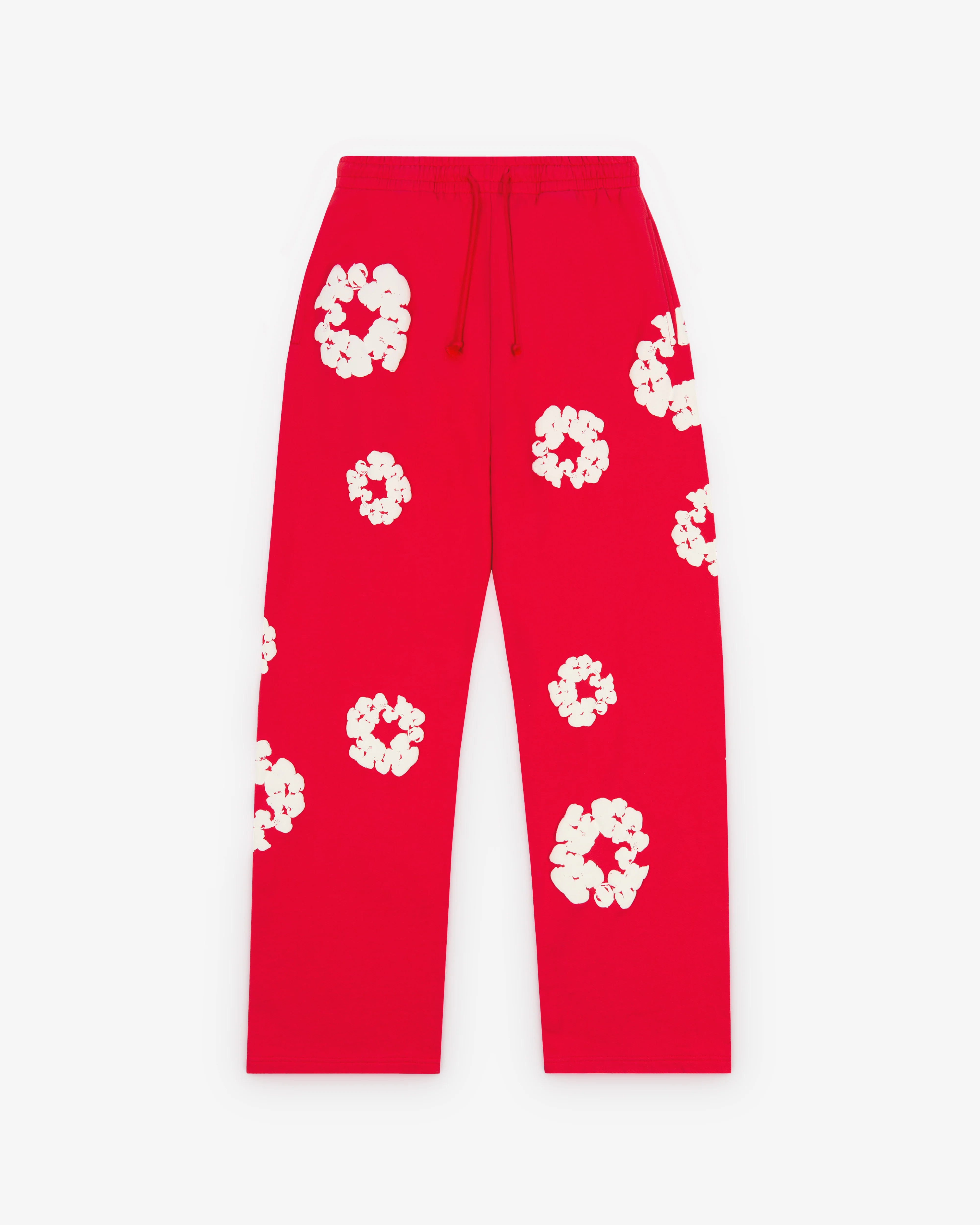 Denim Tears - Cotton Wreath Baggy Sweatpants - (Red)