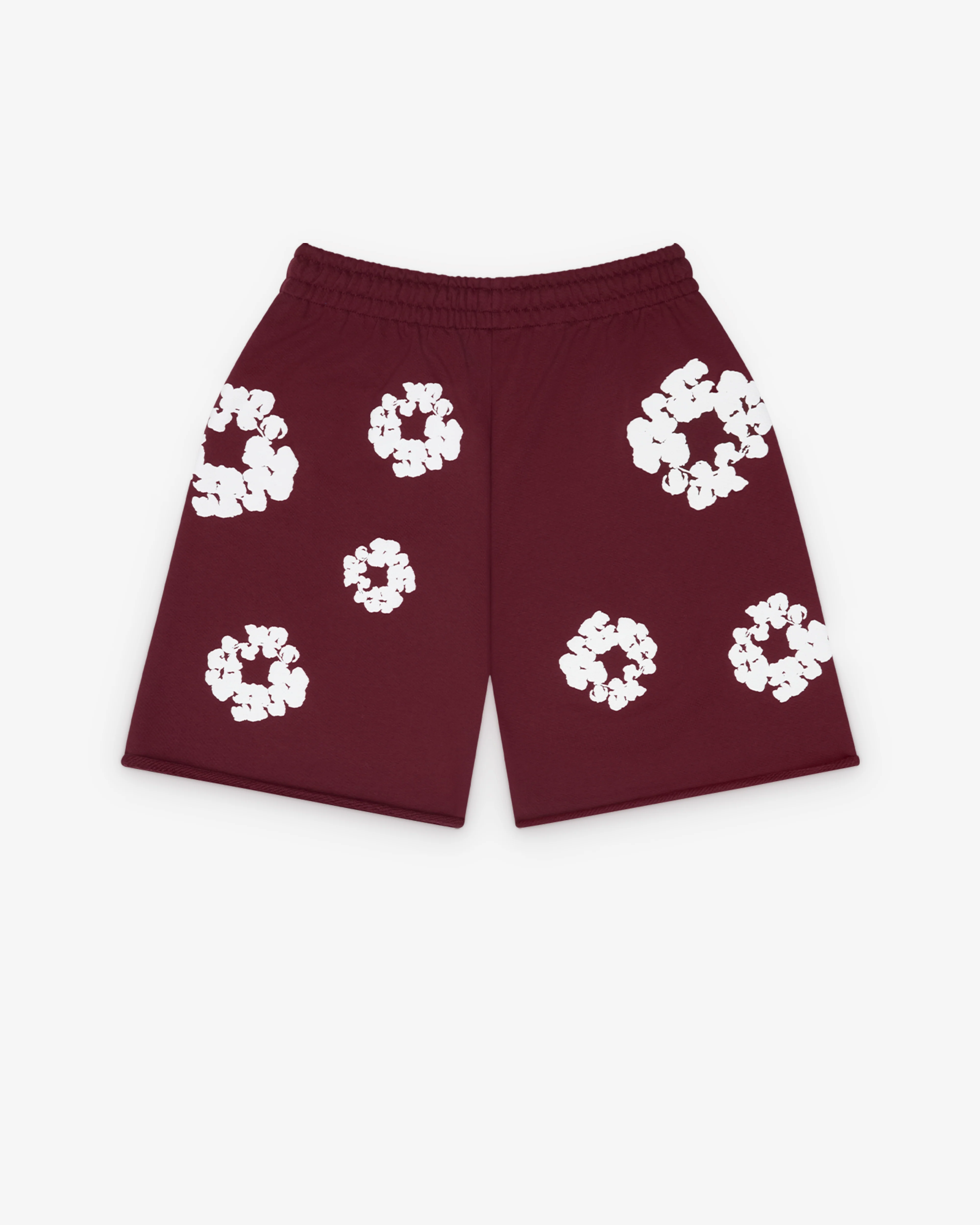 Denim Tears - Men's Cotton Wreath Sweatshorts - (Burgundy)