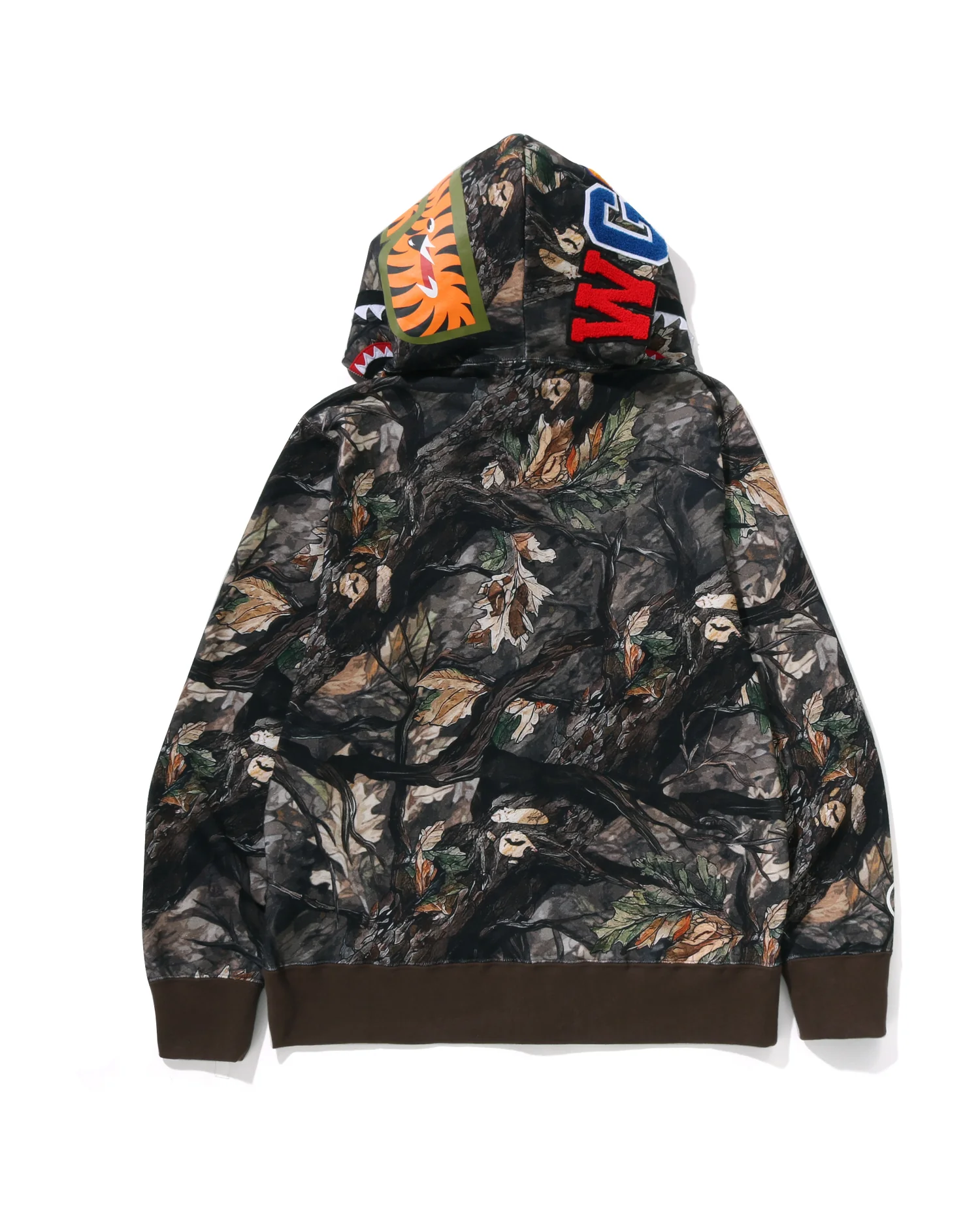 Tree Edge Camo Shark Full Zip Hoodie
