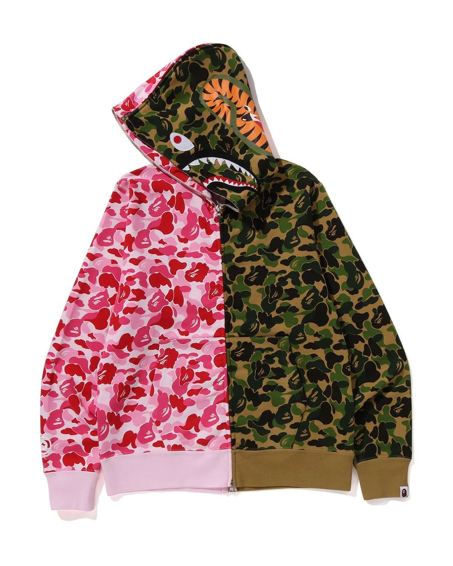 Abc Camo Separate Shark Full Zip Hoodie