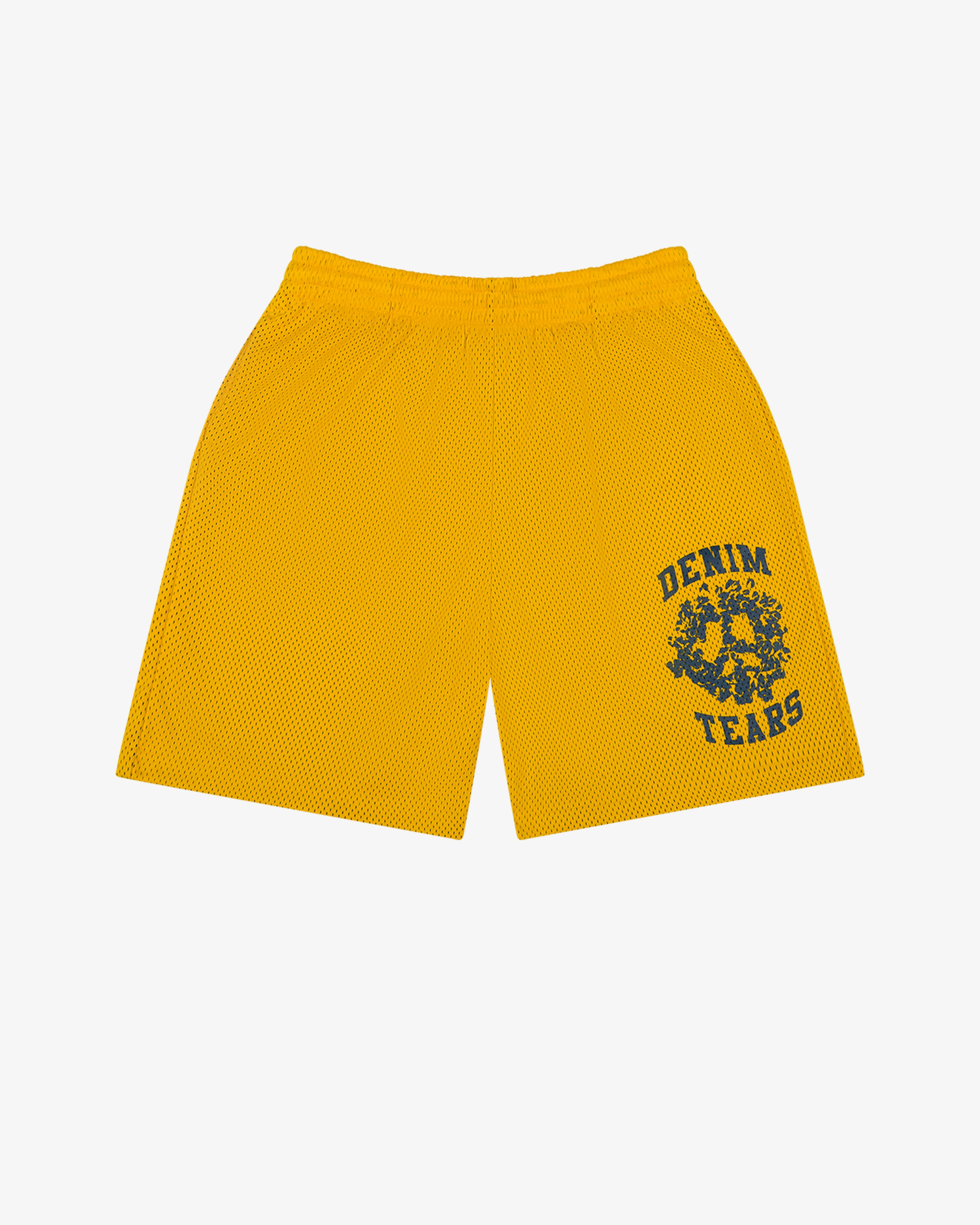 Denim Tears - Men’s Denim University Mesh Shorts - (Yellow)