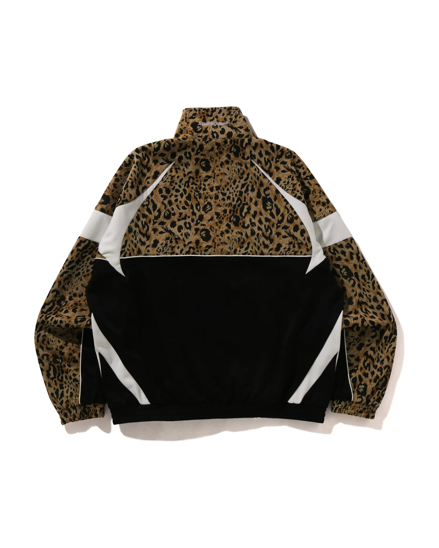Wild Leopard Pattern Relaxed Fit Track Jacket
