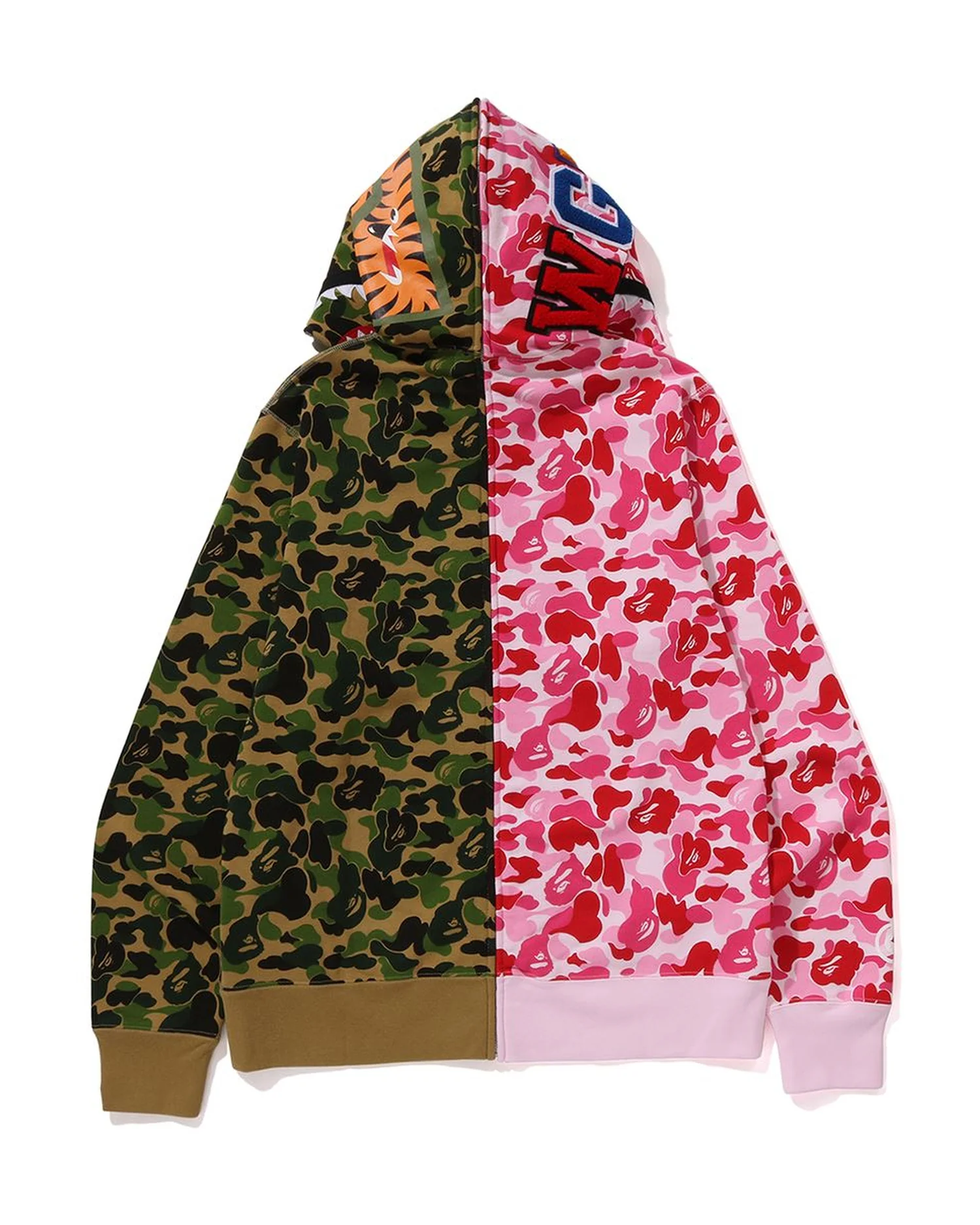Abc Camo Separate Shark Full Zip Hoodie