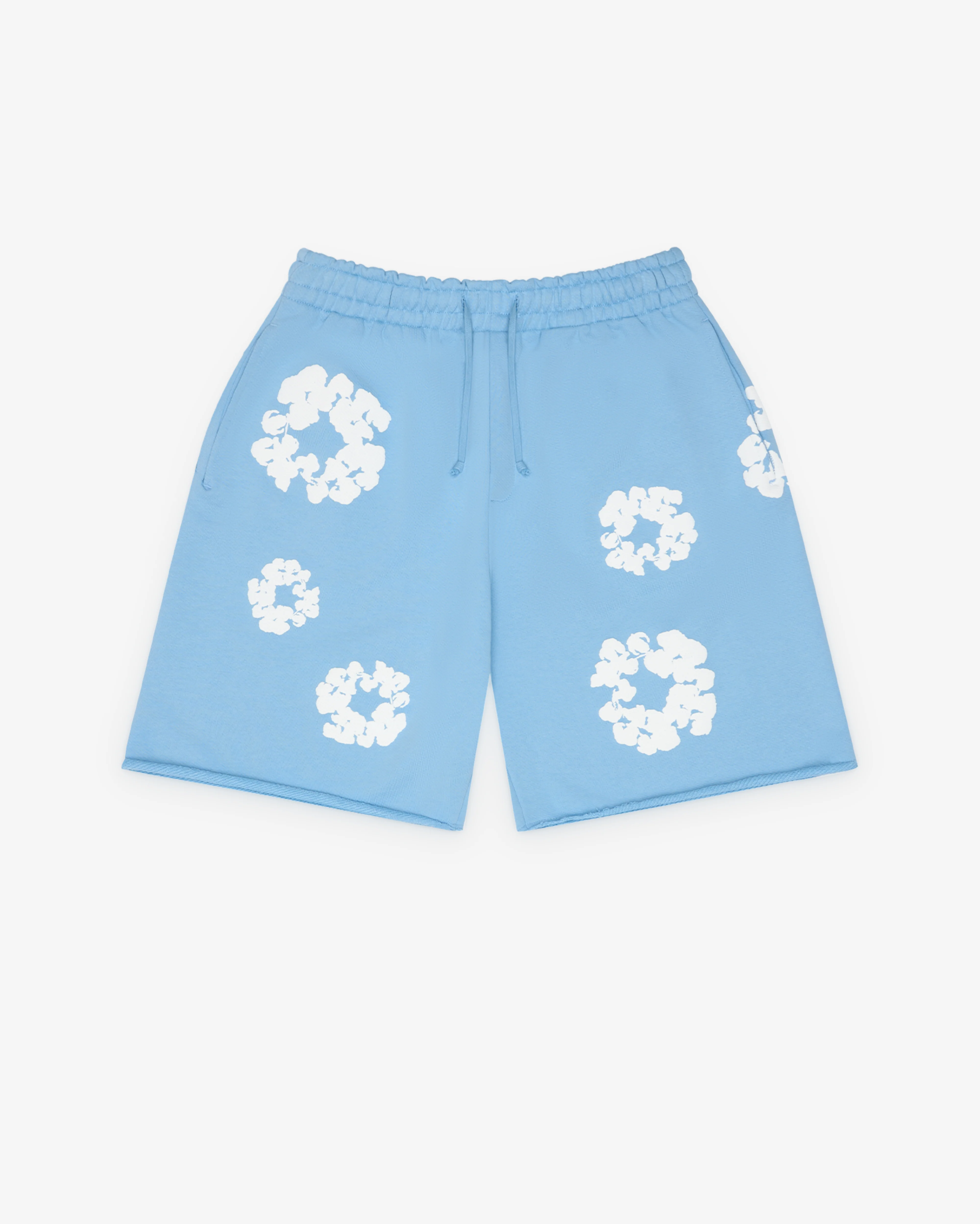 Denim Tears - Men's Cotton Wreath Sweatshorts - (Light Blue)