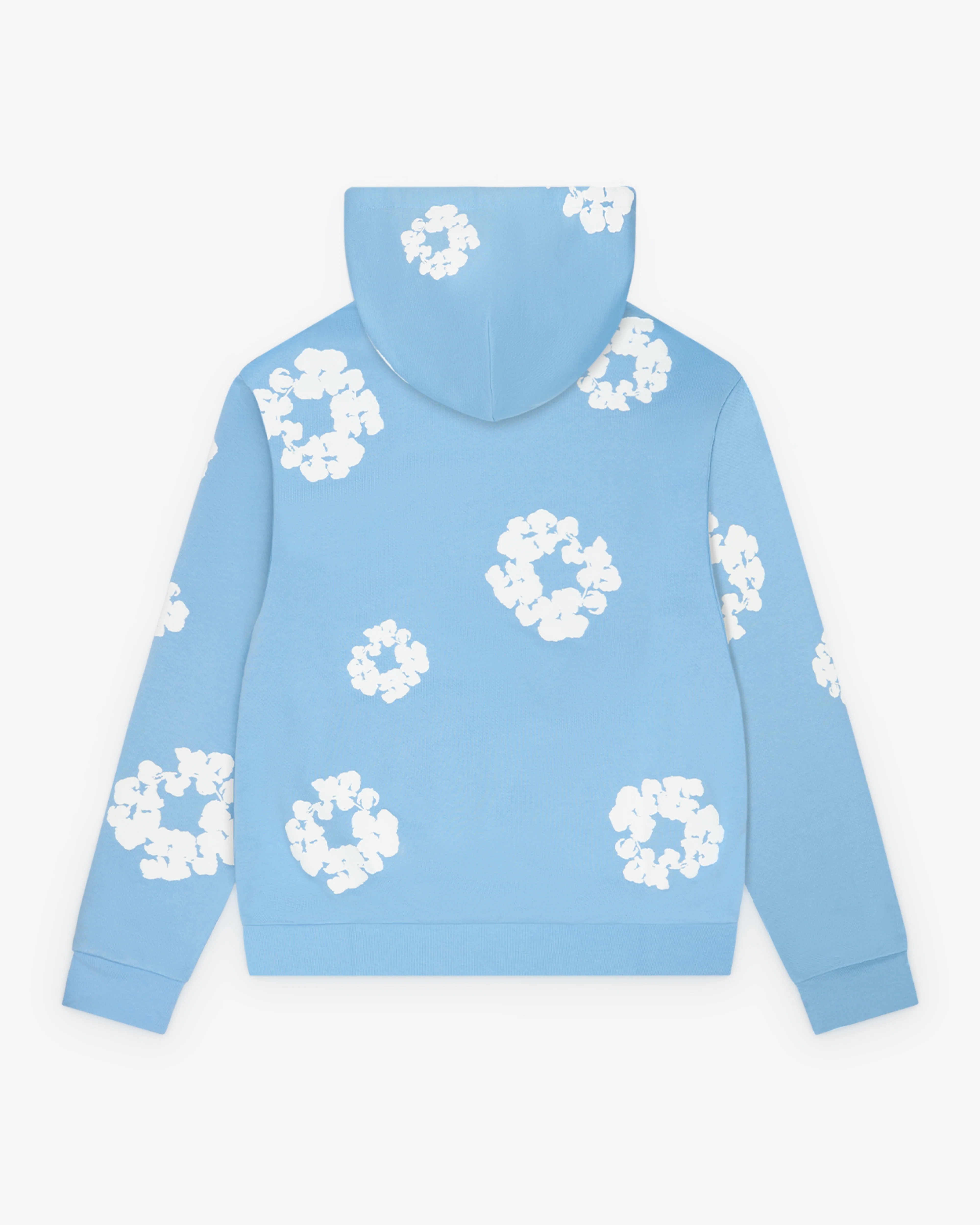 Denim Tears - Men's Cotton Wreath Hoodie - (Light Blue)