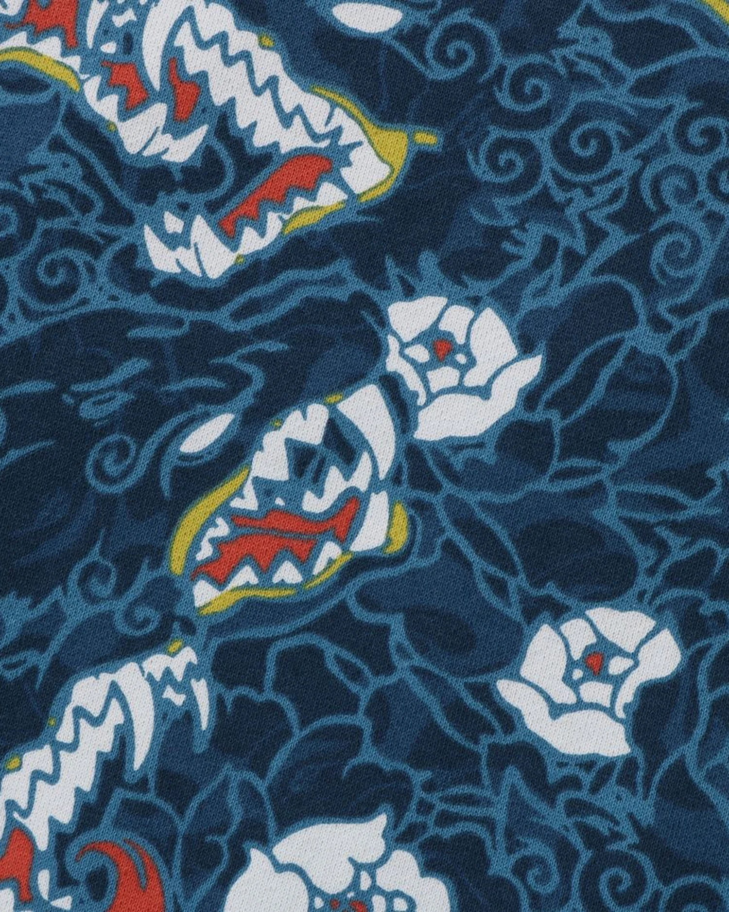 Japanese Tattoo Camo Shark Fz Hoodie