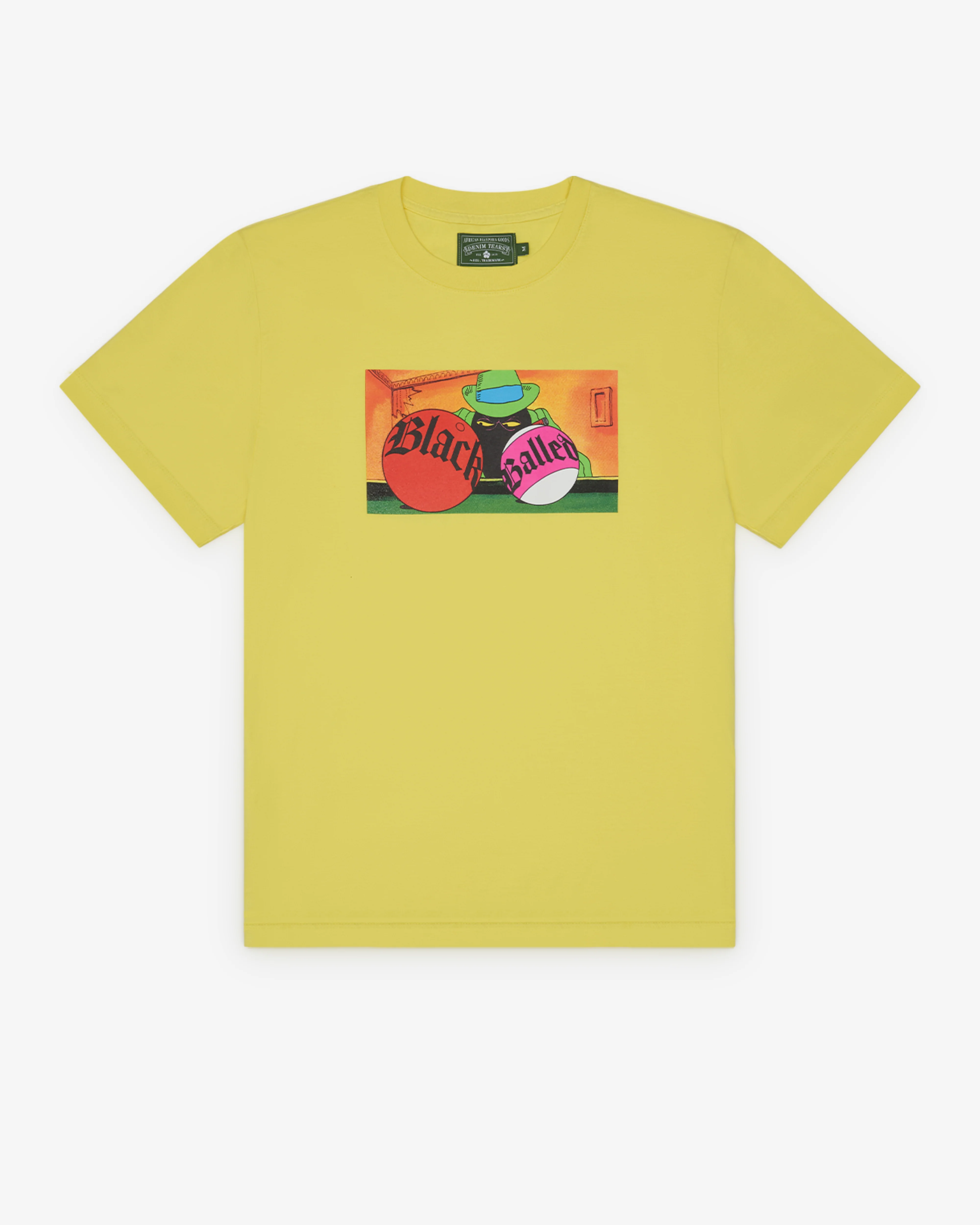 Denim Tears - Men's Balled Tee - (Yellow)