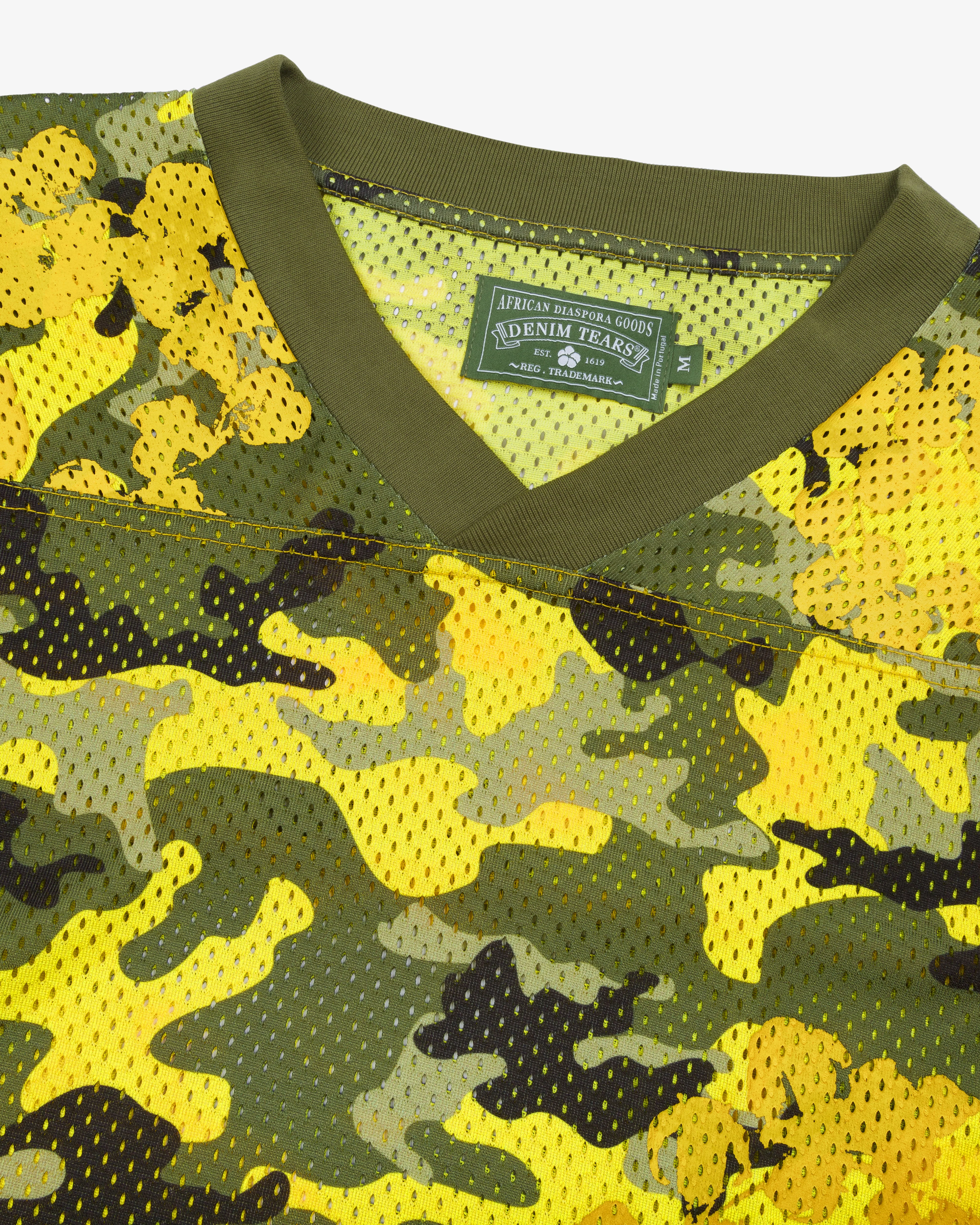 Denim Tears - Camo Wreath Jersey - (Yellow Camo)