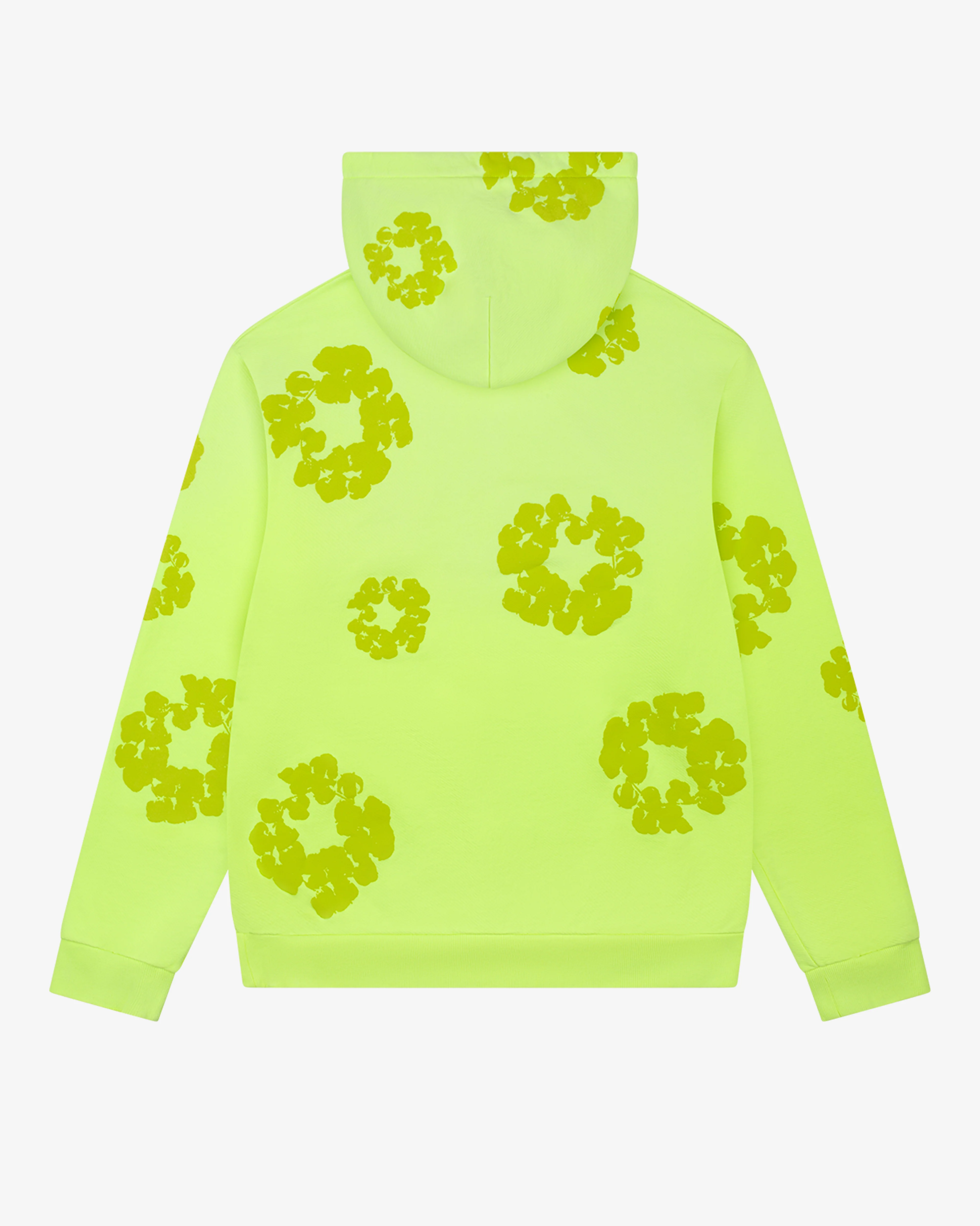 Denim Tears - Men’s Mono Cotton Wreath Hoodie - (Neon)