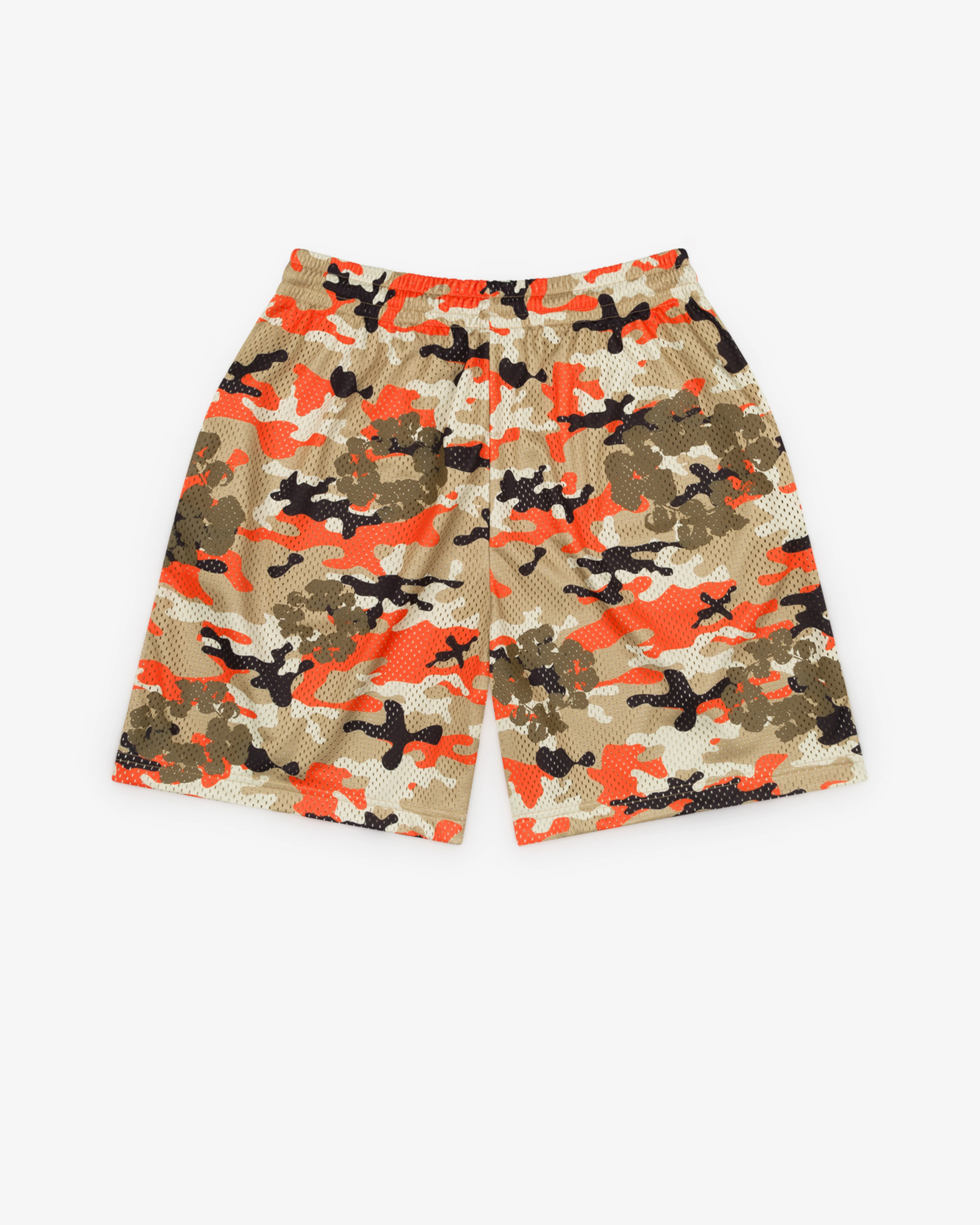 Denim Tears - Wreath Camo Shorts - (Brown/Orange)