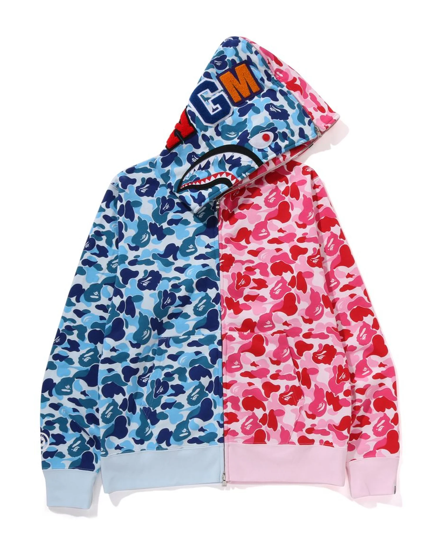 Abc Camo Separate Shark Full Zip Hoodie