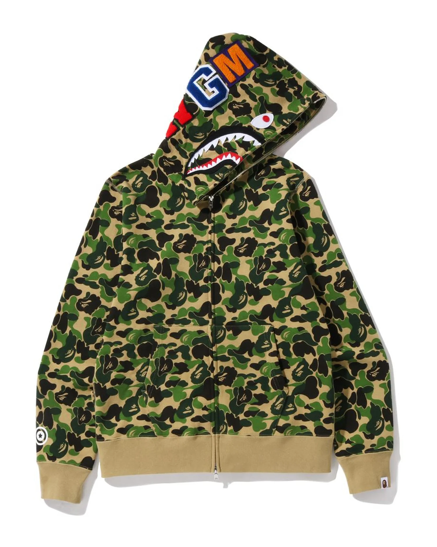 Abc Camo Shark Full Zip Hoodie