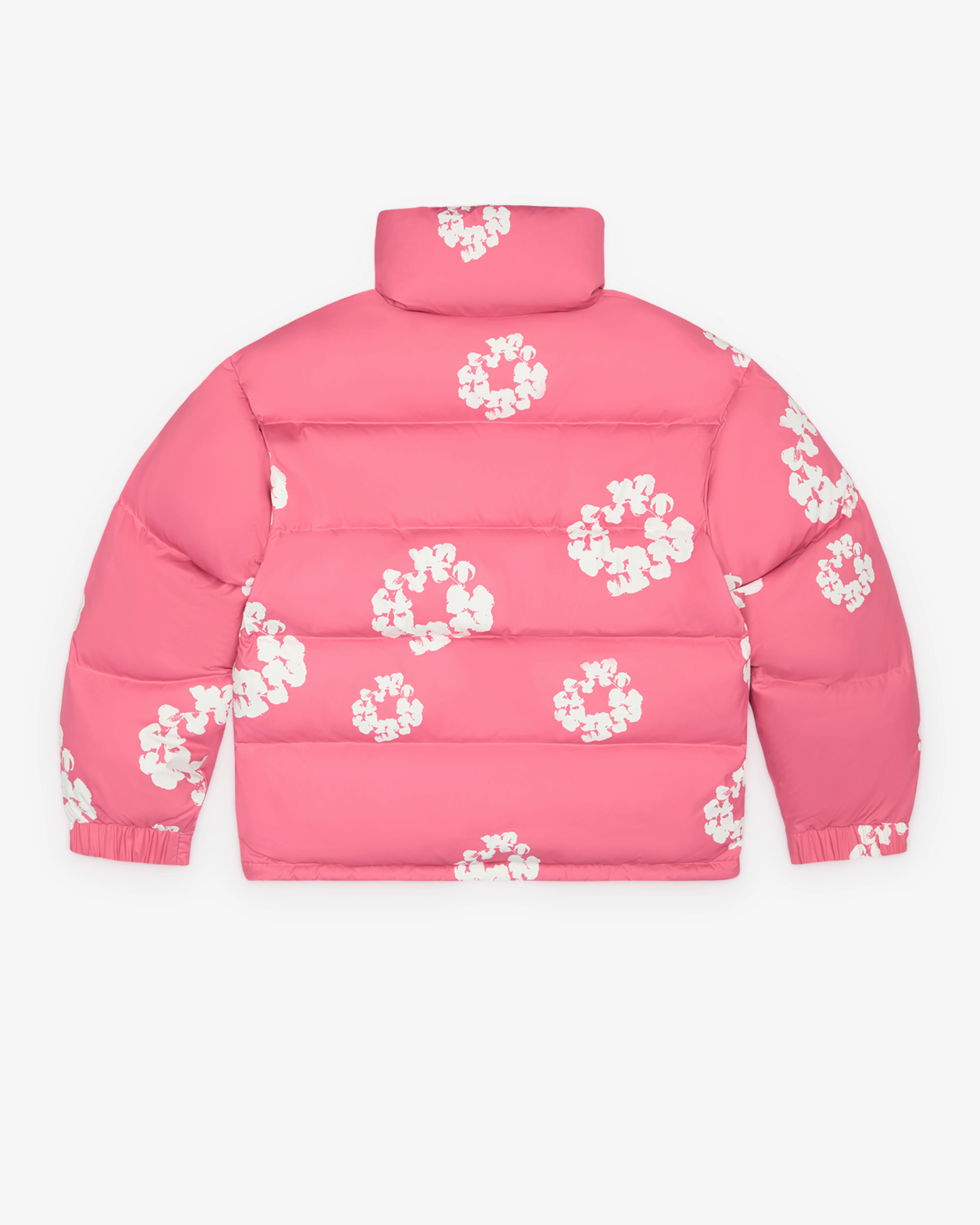 Denim Tears - Men's Cotton Wreath Puffer Jacket - (Pink)