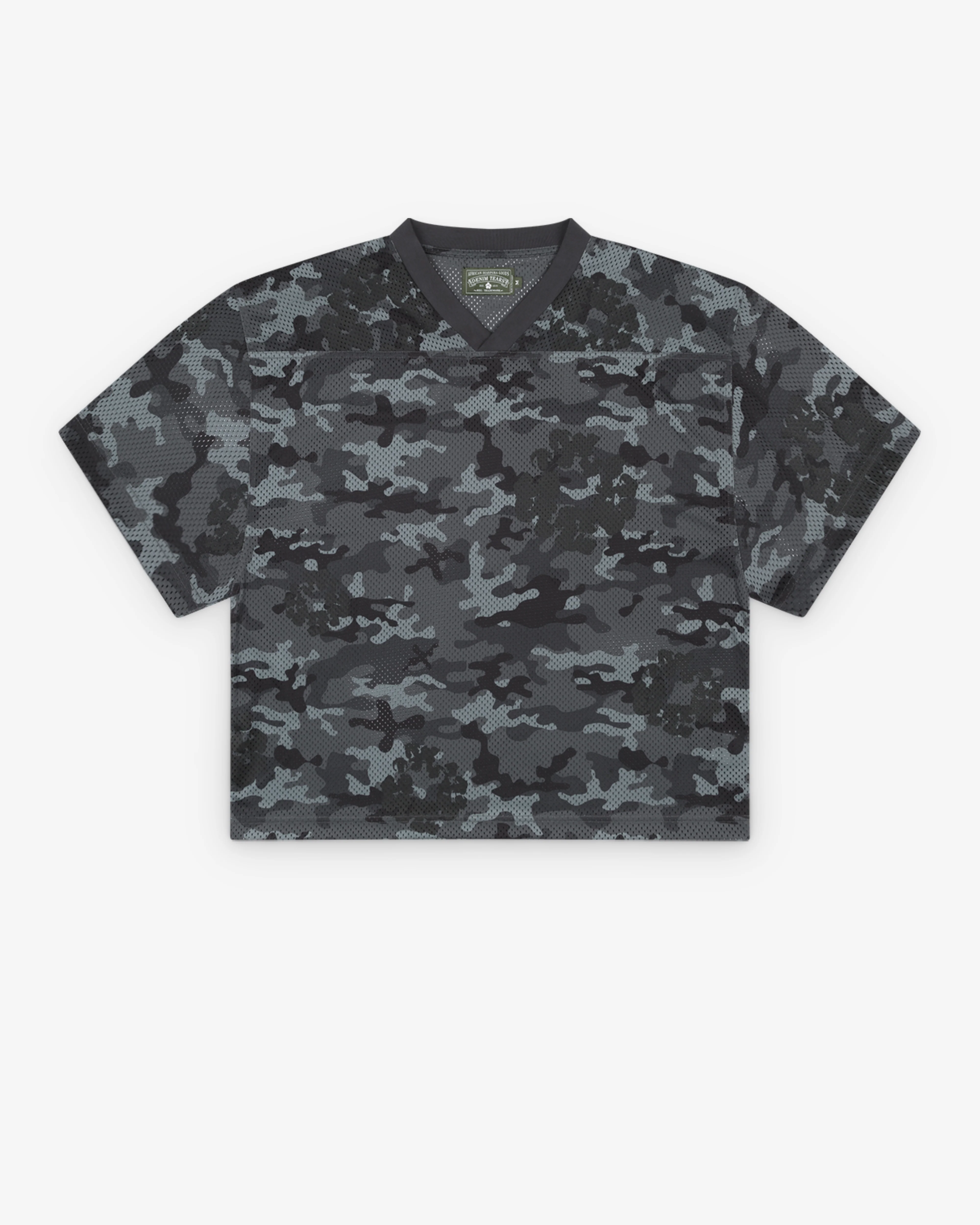 Denim Tears - Camo Wreath Jersey - (Black Camo)