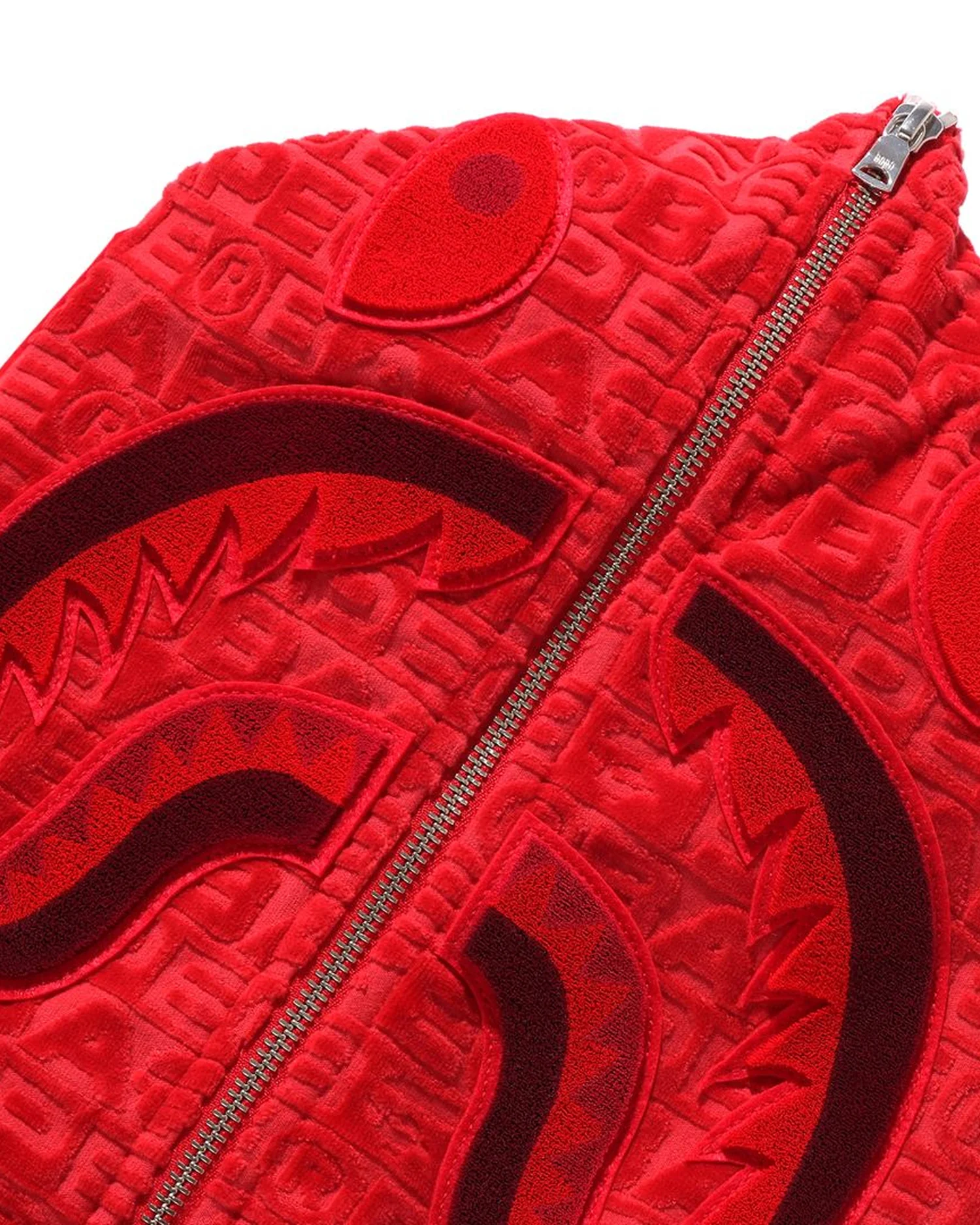 Lux Sport Pattern Shark Relaxed Fit Fz Hoodie