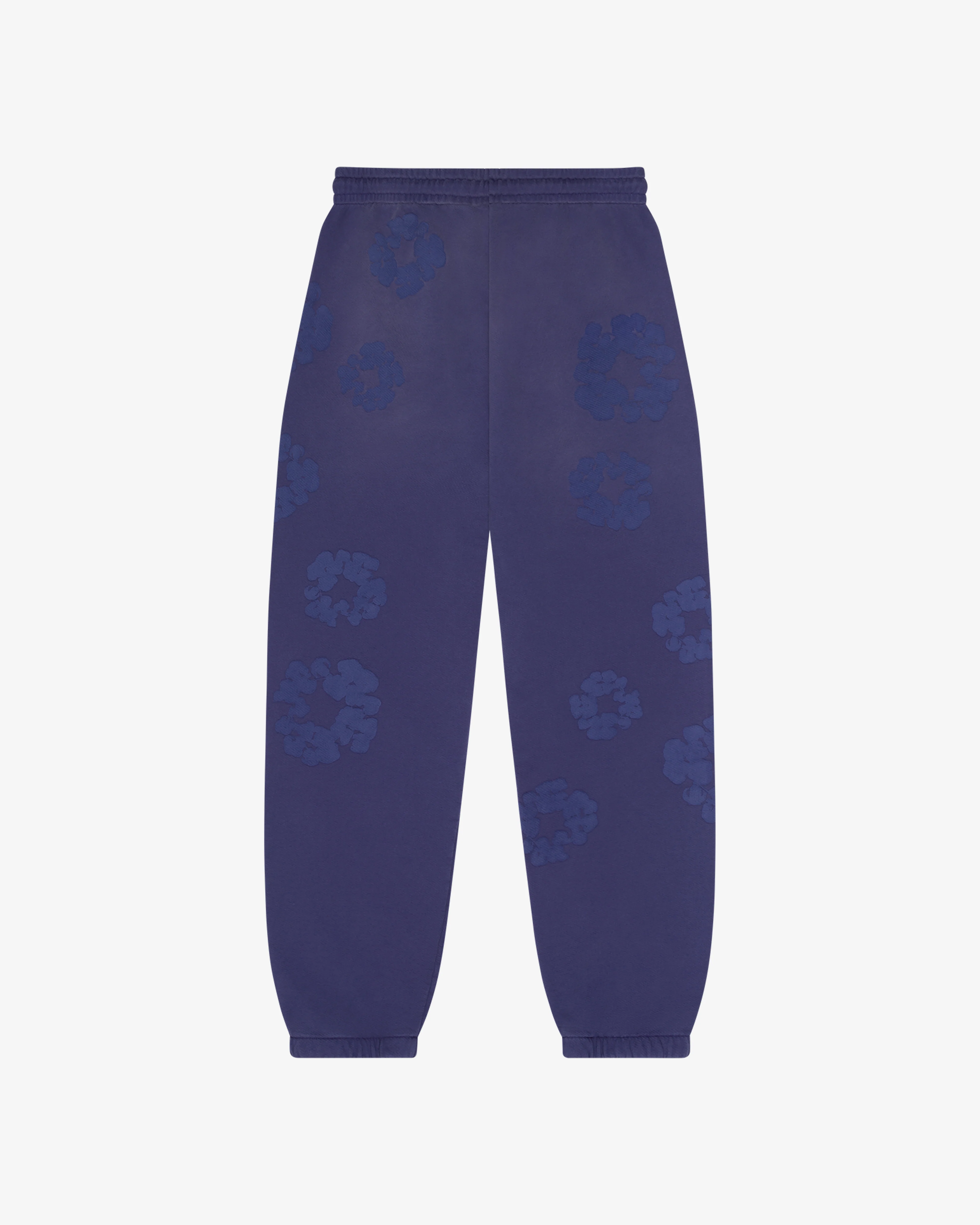 Denim Tears - Men’s Mono Cotton Wreath Sweatpants - (Washed Blue)