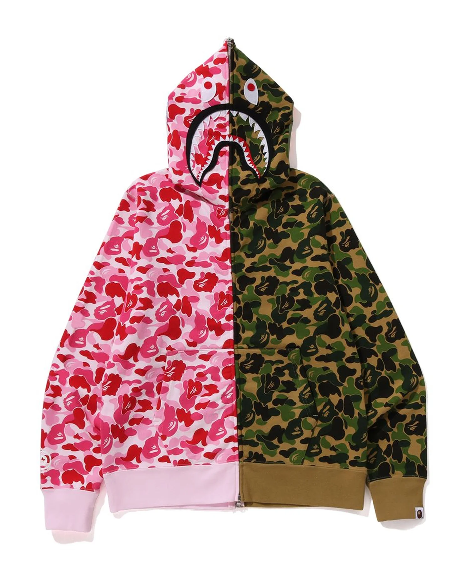 Abc Camo Separate Shark Full Zip Hoodie