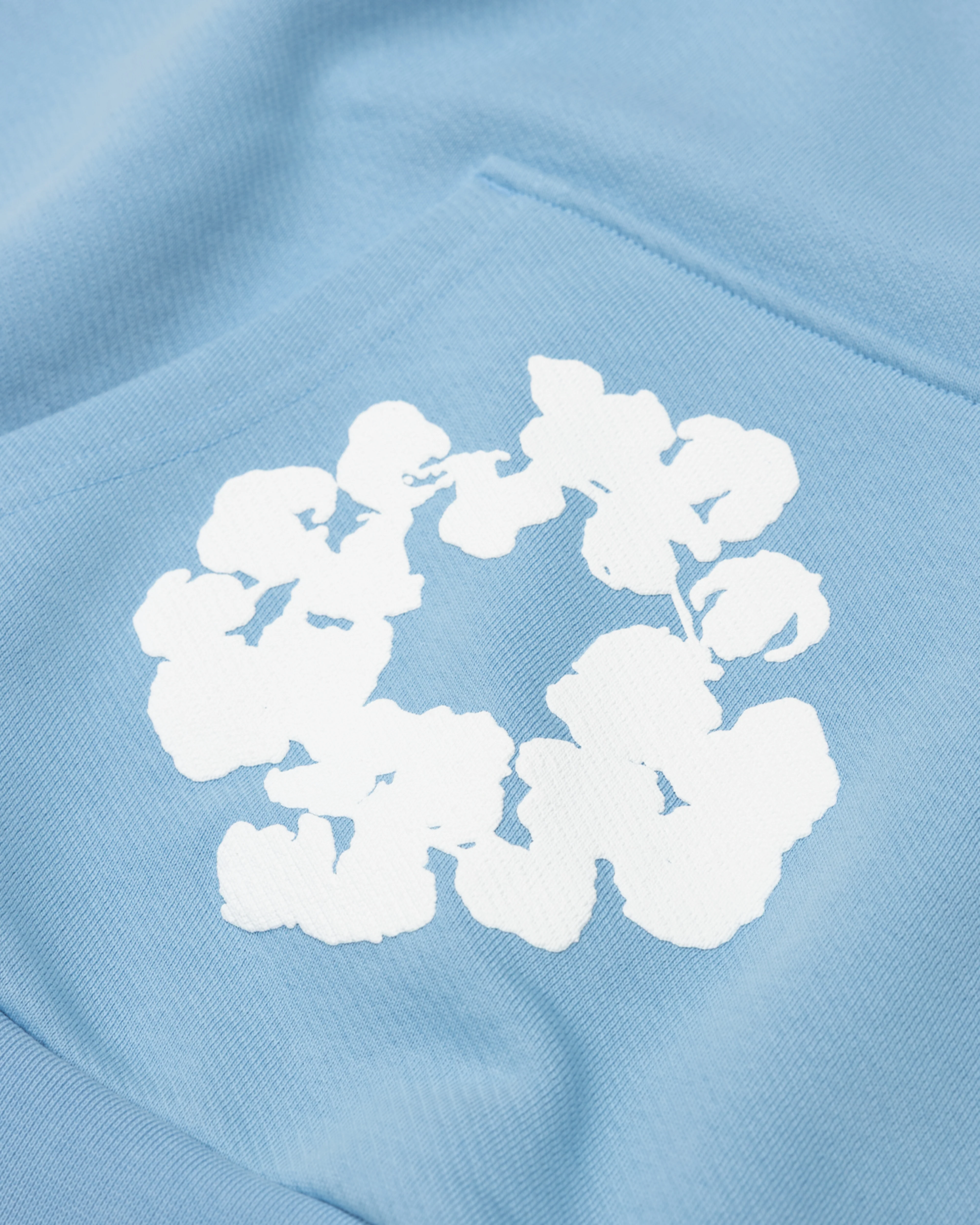 Denim Tears - Men's Cotton Wreath Hoodie - (Light Blue)
