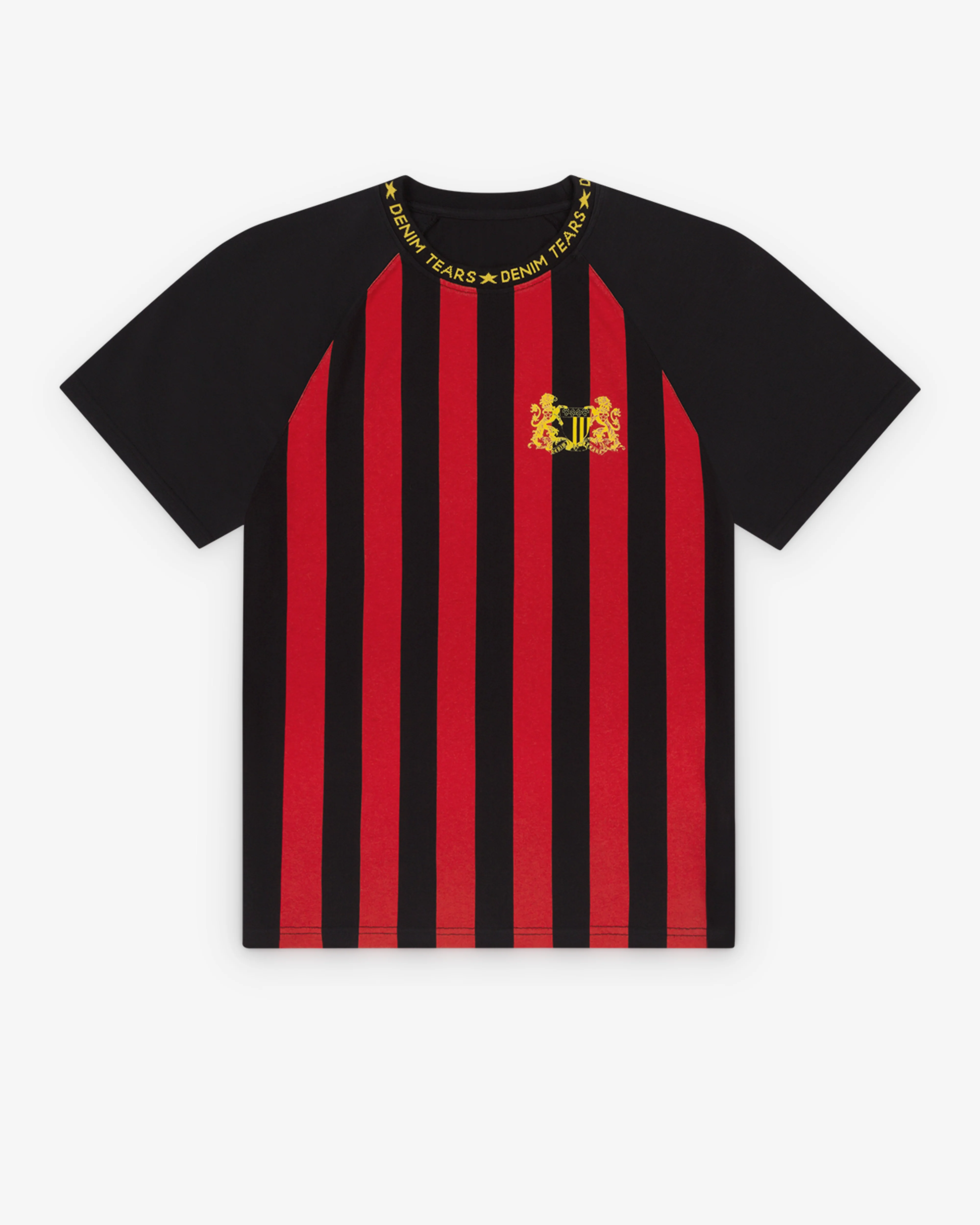 Denim Tears - Men's Two Tone Raglan T-Shirt - (Black/Red)