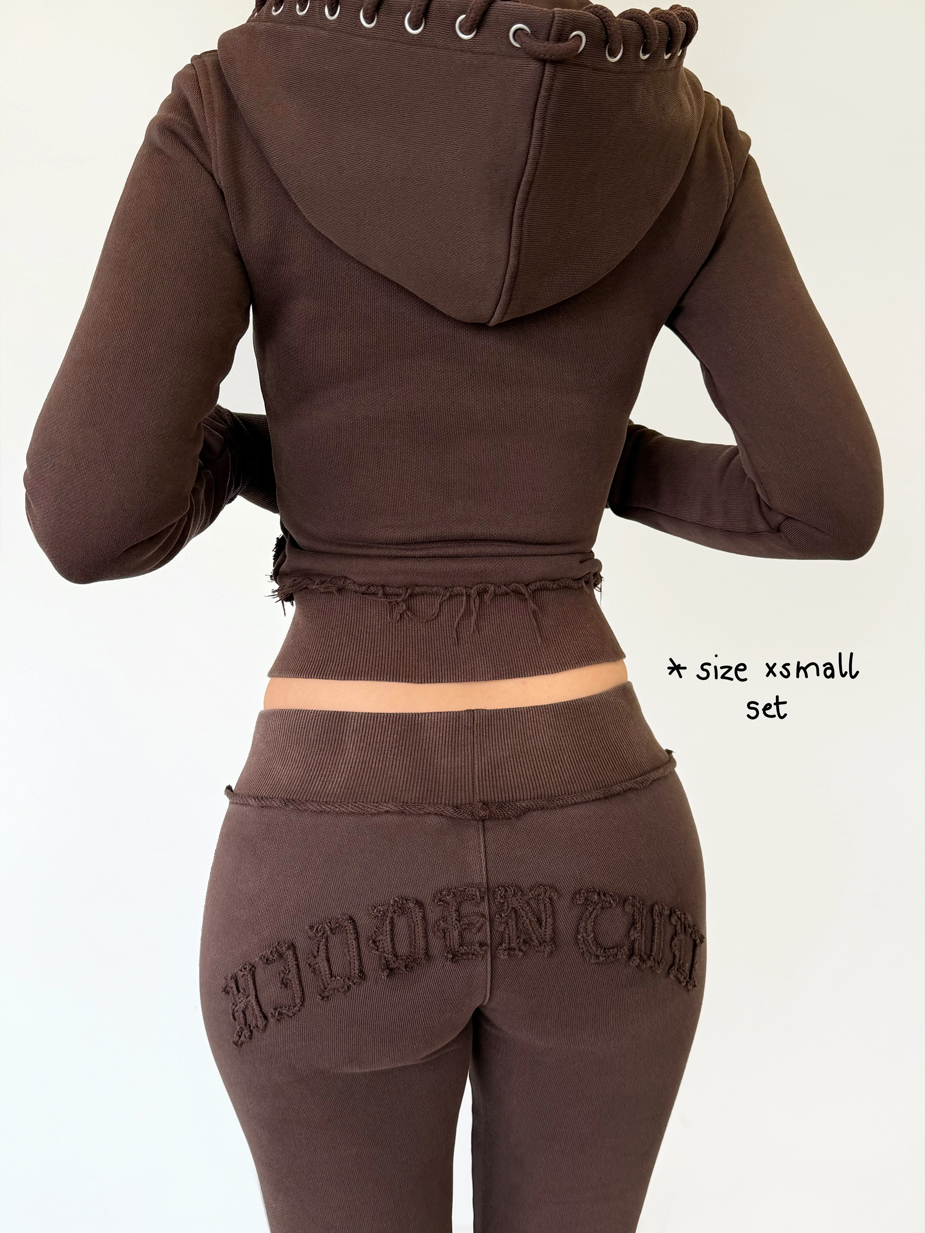 SOLD OUT - PRE-ORDER Inca Brown Vintage Wash Zip Hoodie