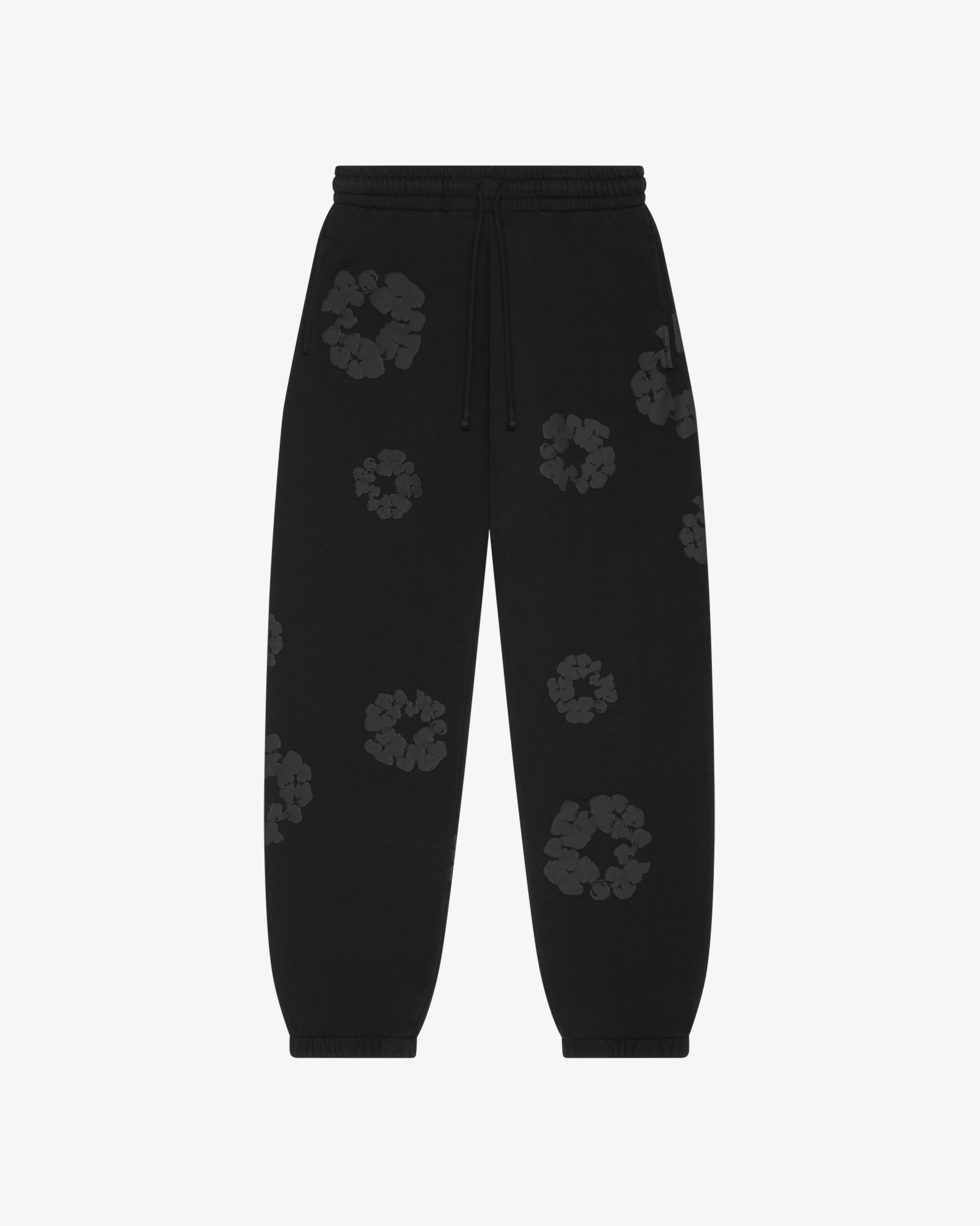 Denim Tears - Mono Cotton Wreath Sweatpants - (Black)