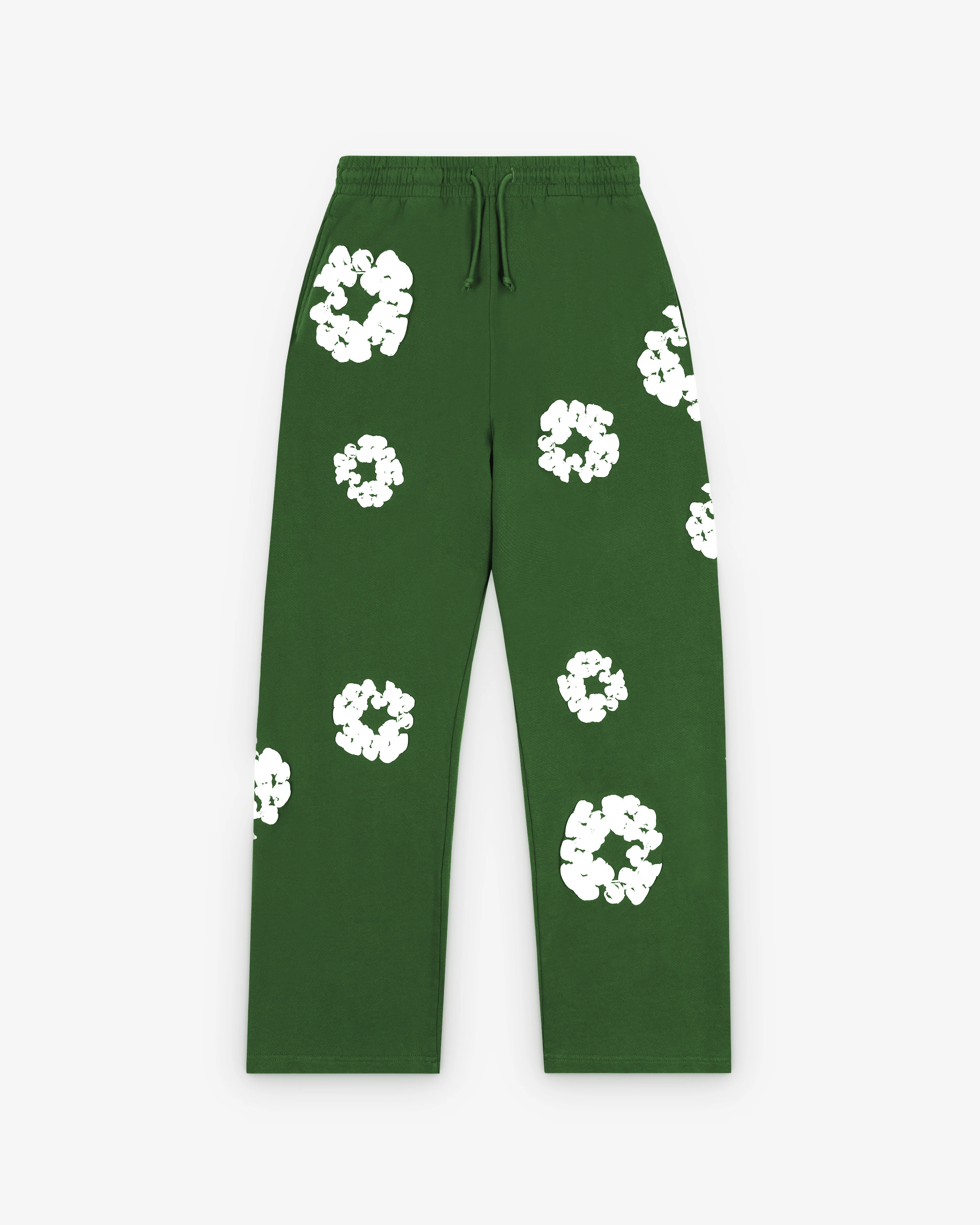 Denim Tears - Cotton Wreath Baggy Sweatpants - (Green)