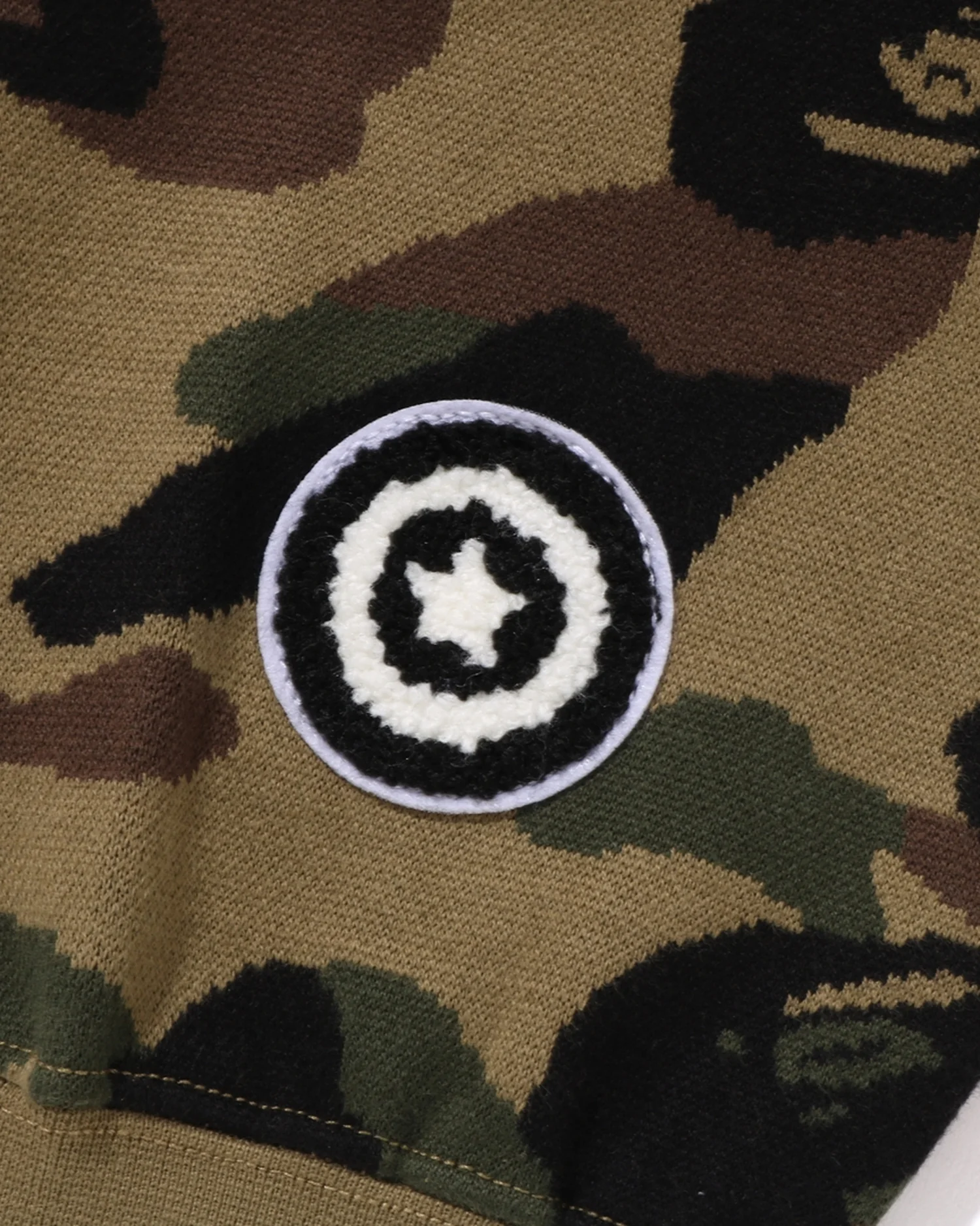 1st Camo Jacquard Shark Hoodie