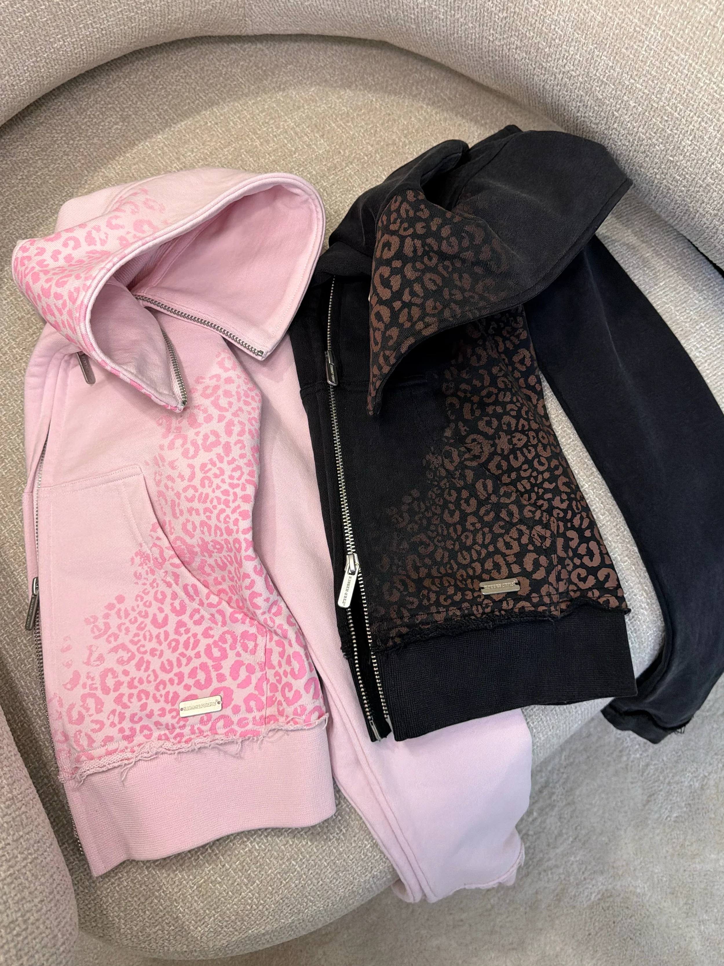 PRE-ORDER Pink Cheetah Track Jacket