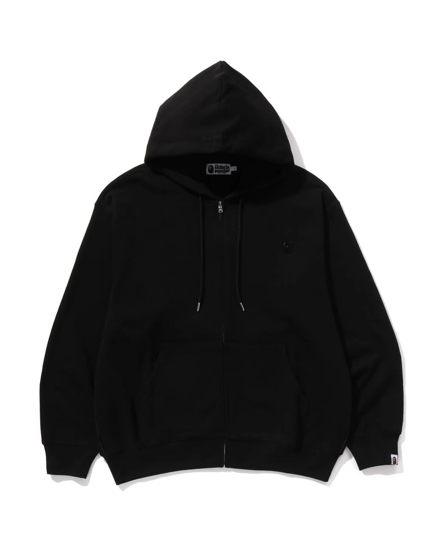 Metal One Point Zip Up Hoodie
