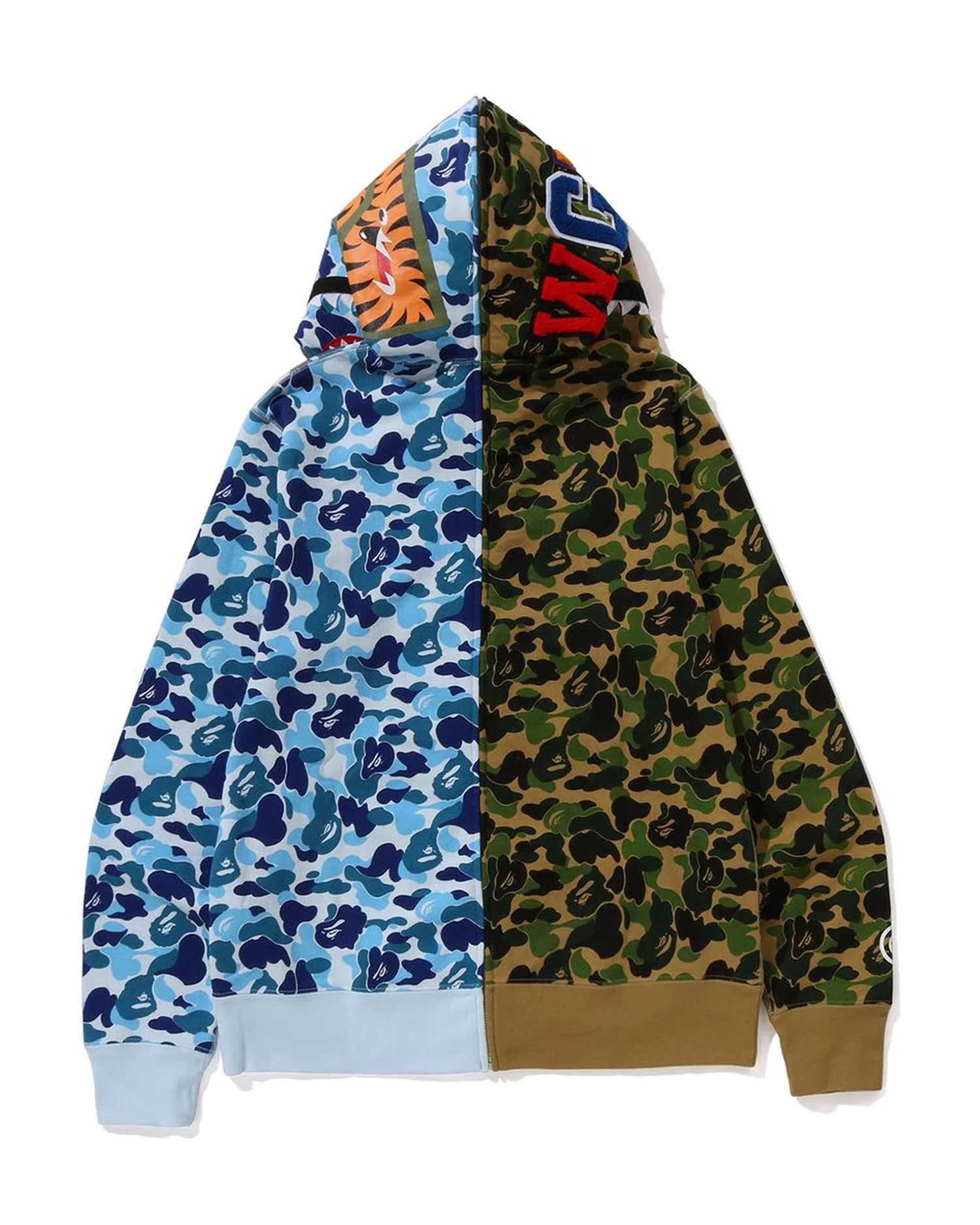 Abc Camo Separate Shark Full Zip Hoodie
