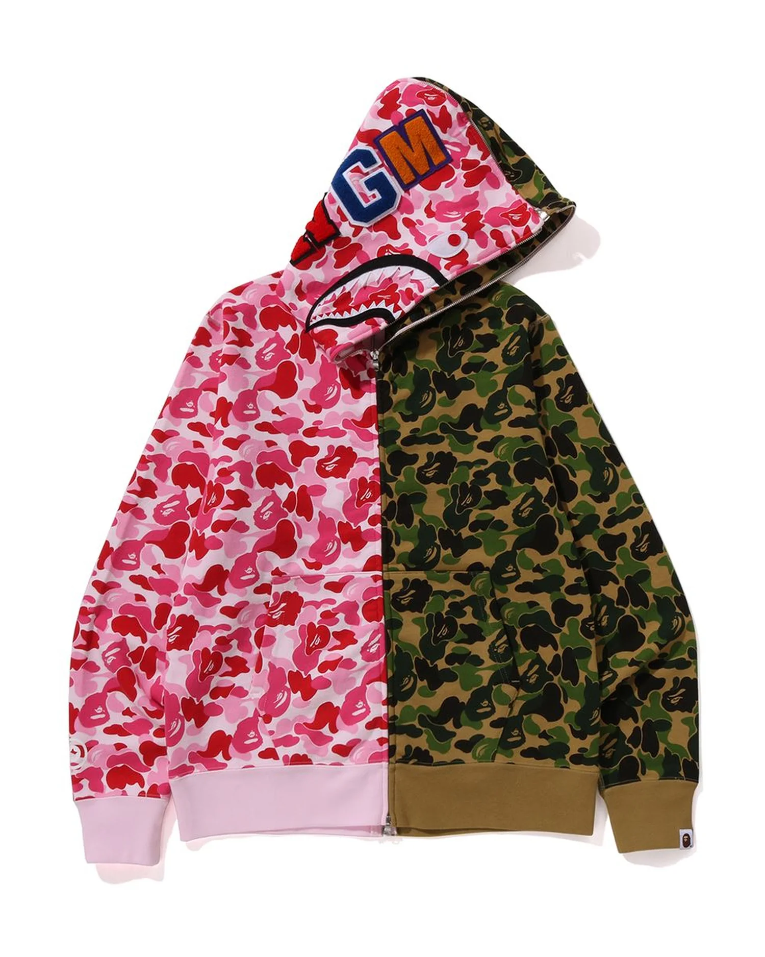 Abc Camo Separate Shark Full Zip Hoodie