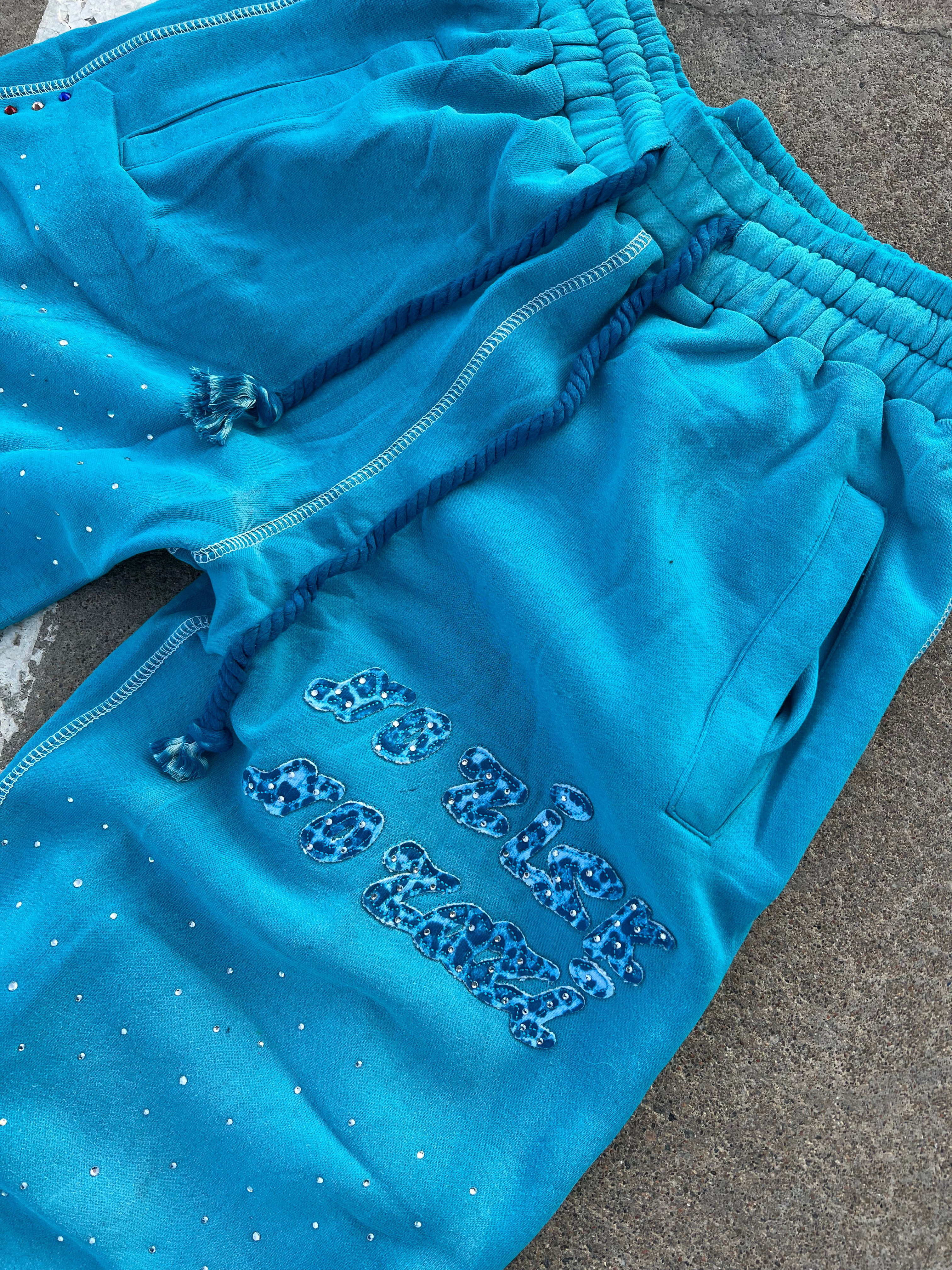 No Risk No Rari Tracksuit Aqua Blue