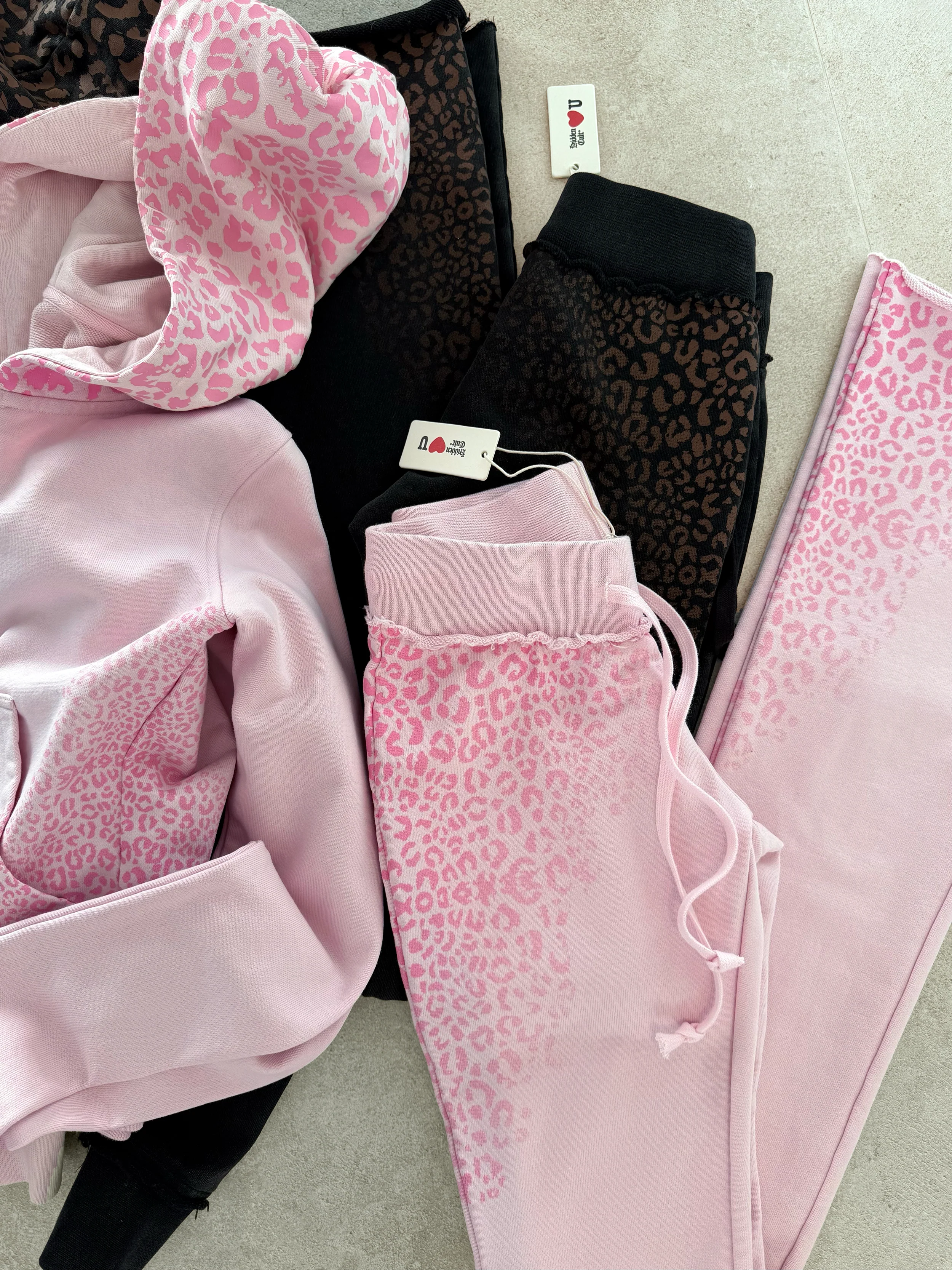 SOLD OUT - PRE-ORDER Pink Cheetah Low Rise Pants