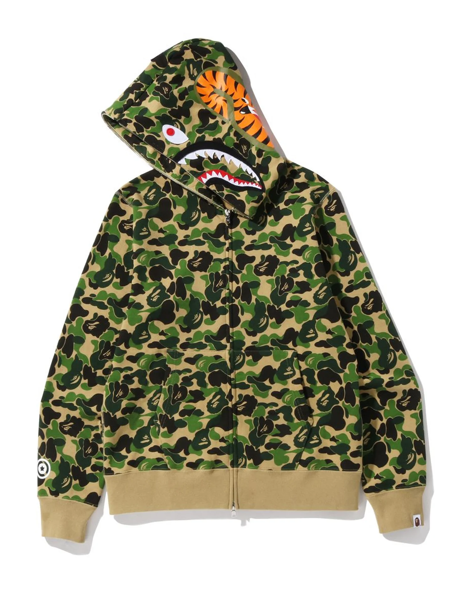 Abc Camo Shark Full Zip Hoodie