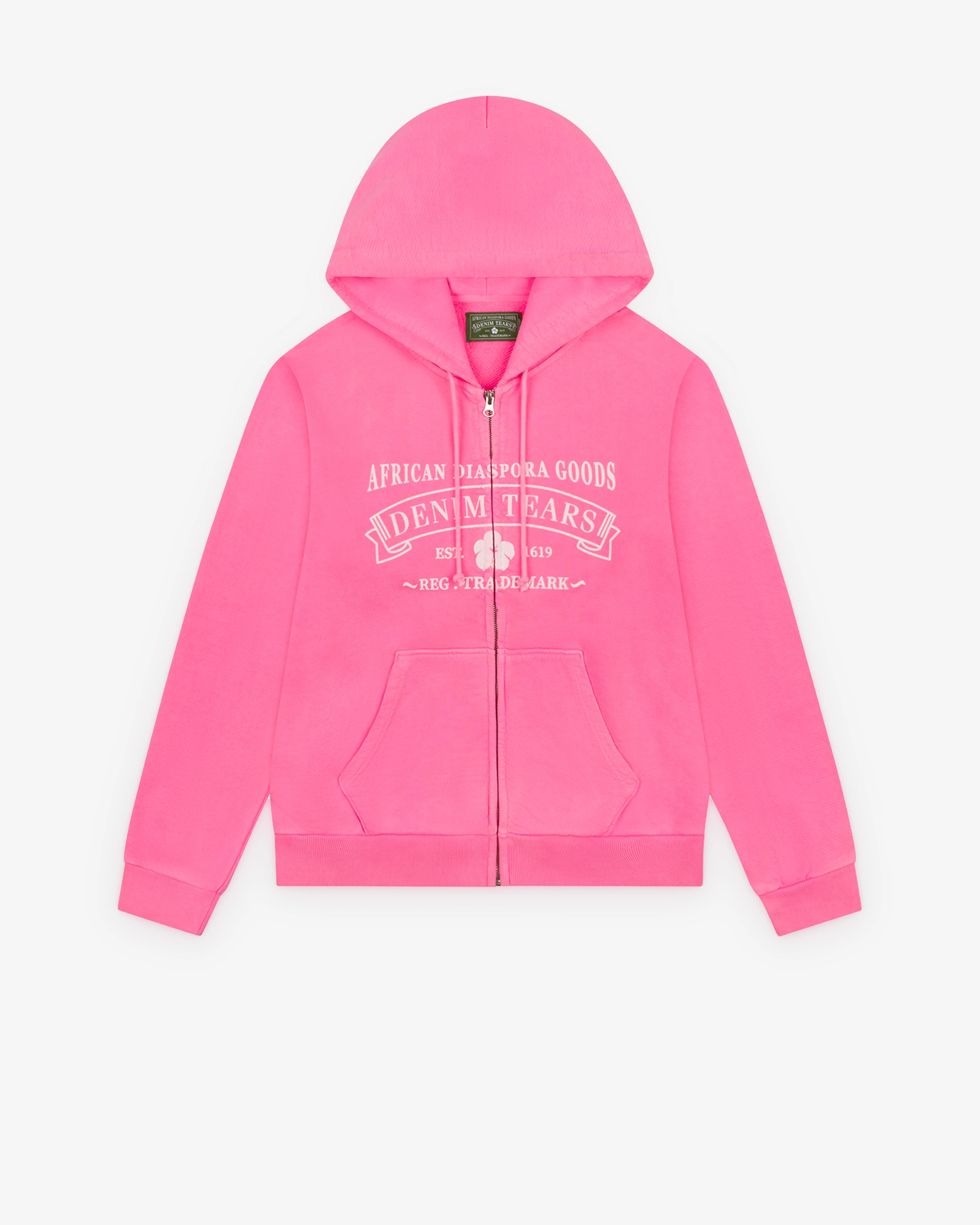 Denim Tears - Men’s ADG Zip Hoodie - (Pink)