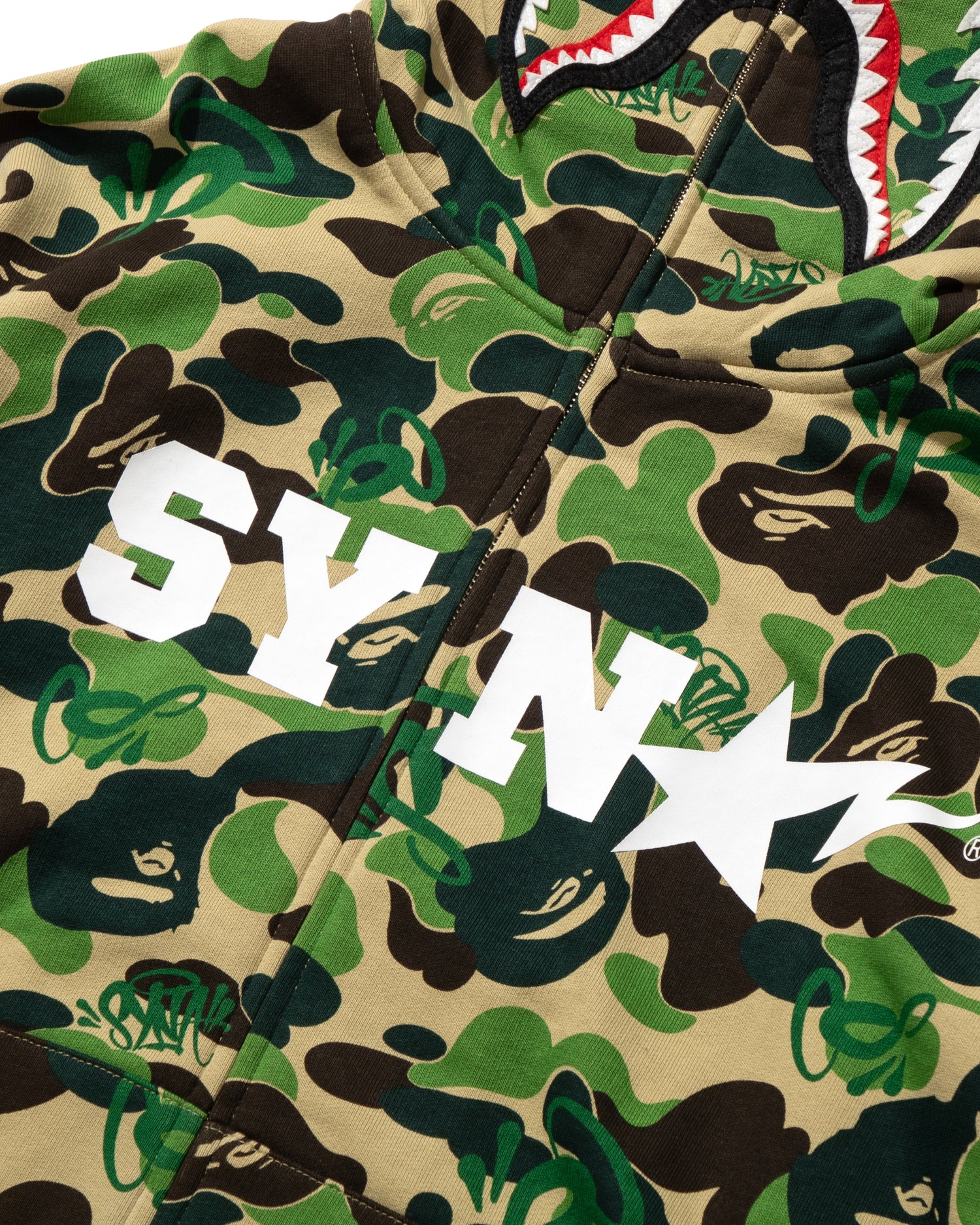 BAPE X Spotify X SYNA By Central Cee Shark Full Zip Hoodie