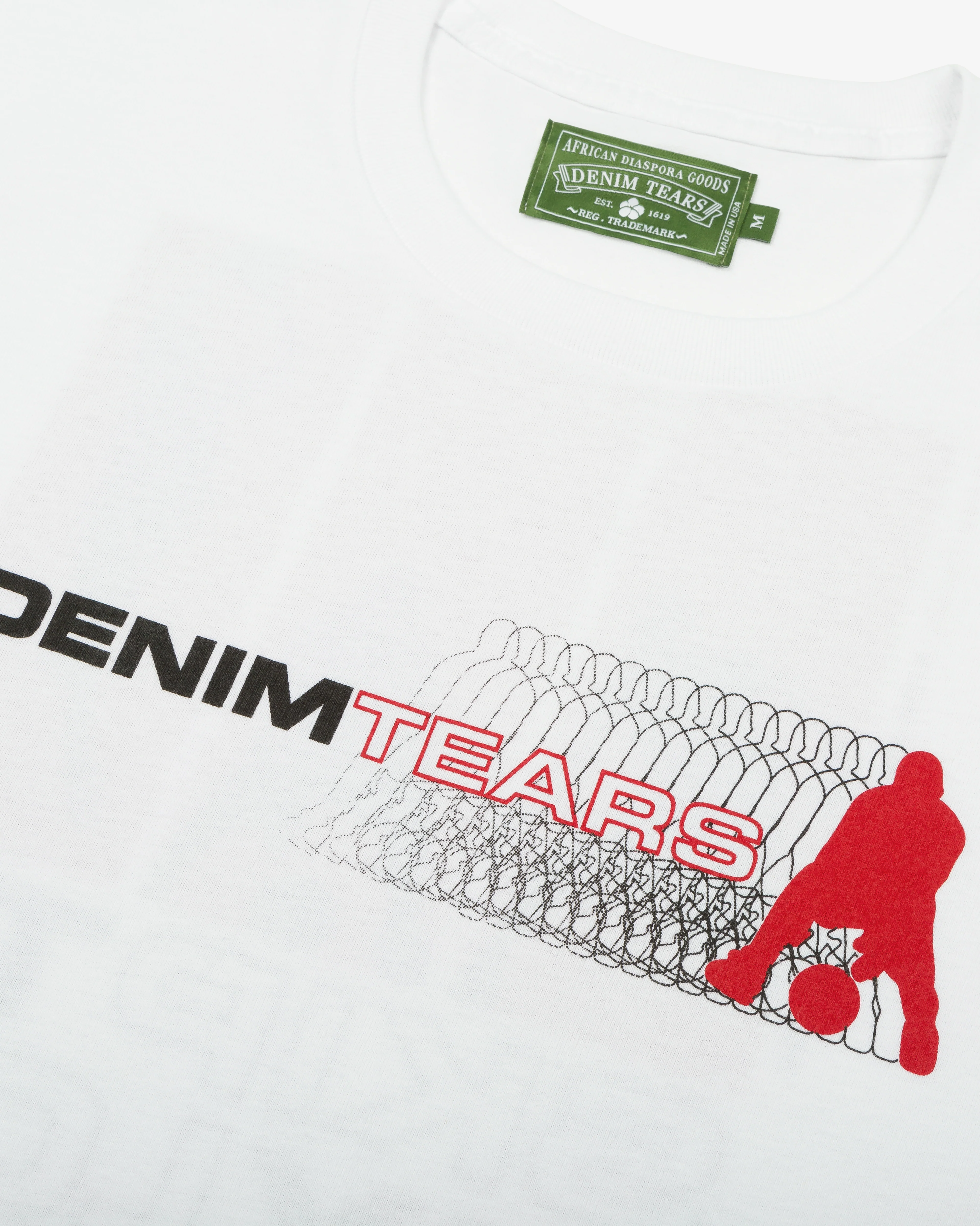 Denim Tears - Skip To My Lou Rafer Alston T-Shirt - (White)