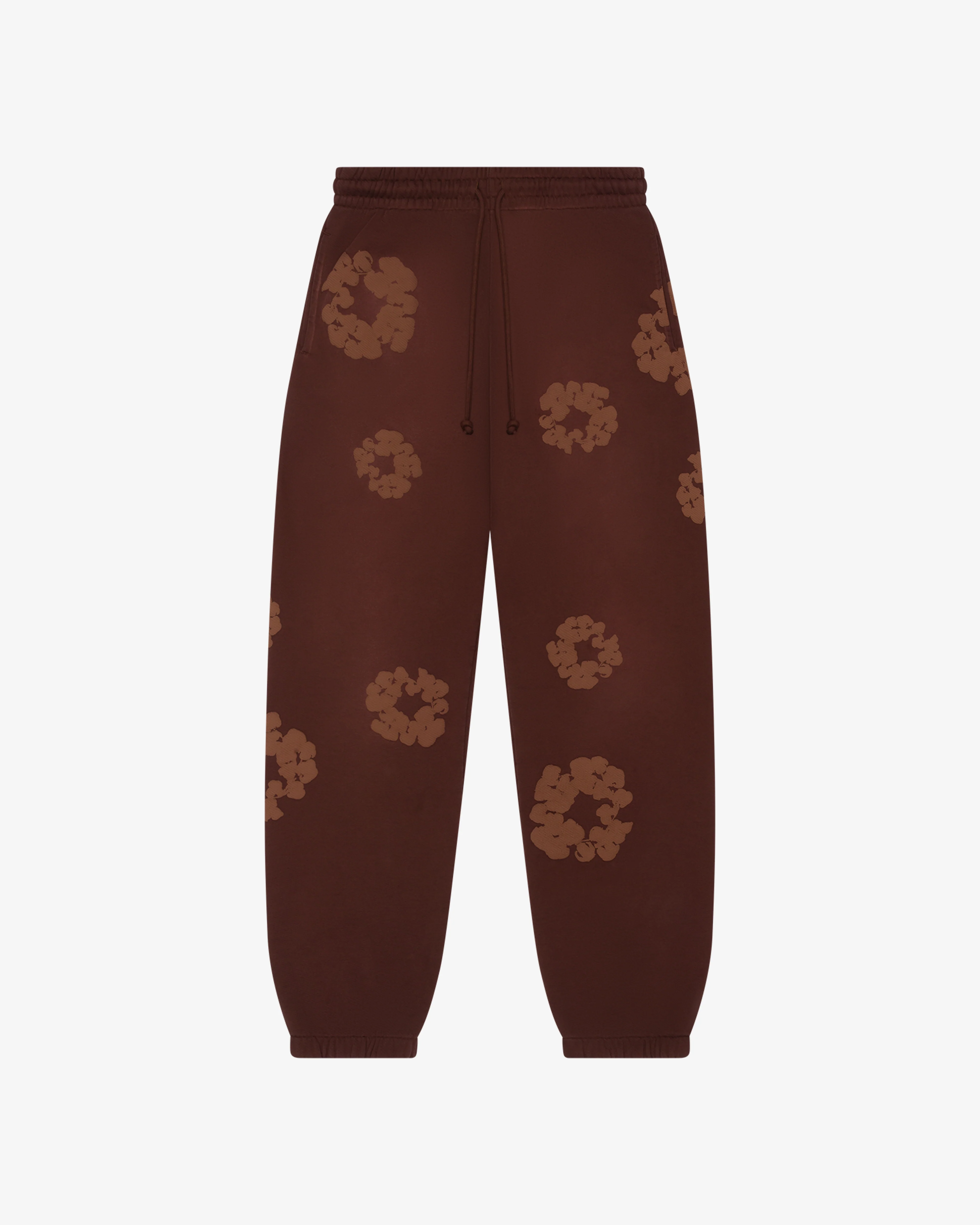 Denim Tears - Men’s Mono Cotton Wreath Sweatpants - (Brown)