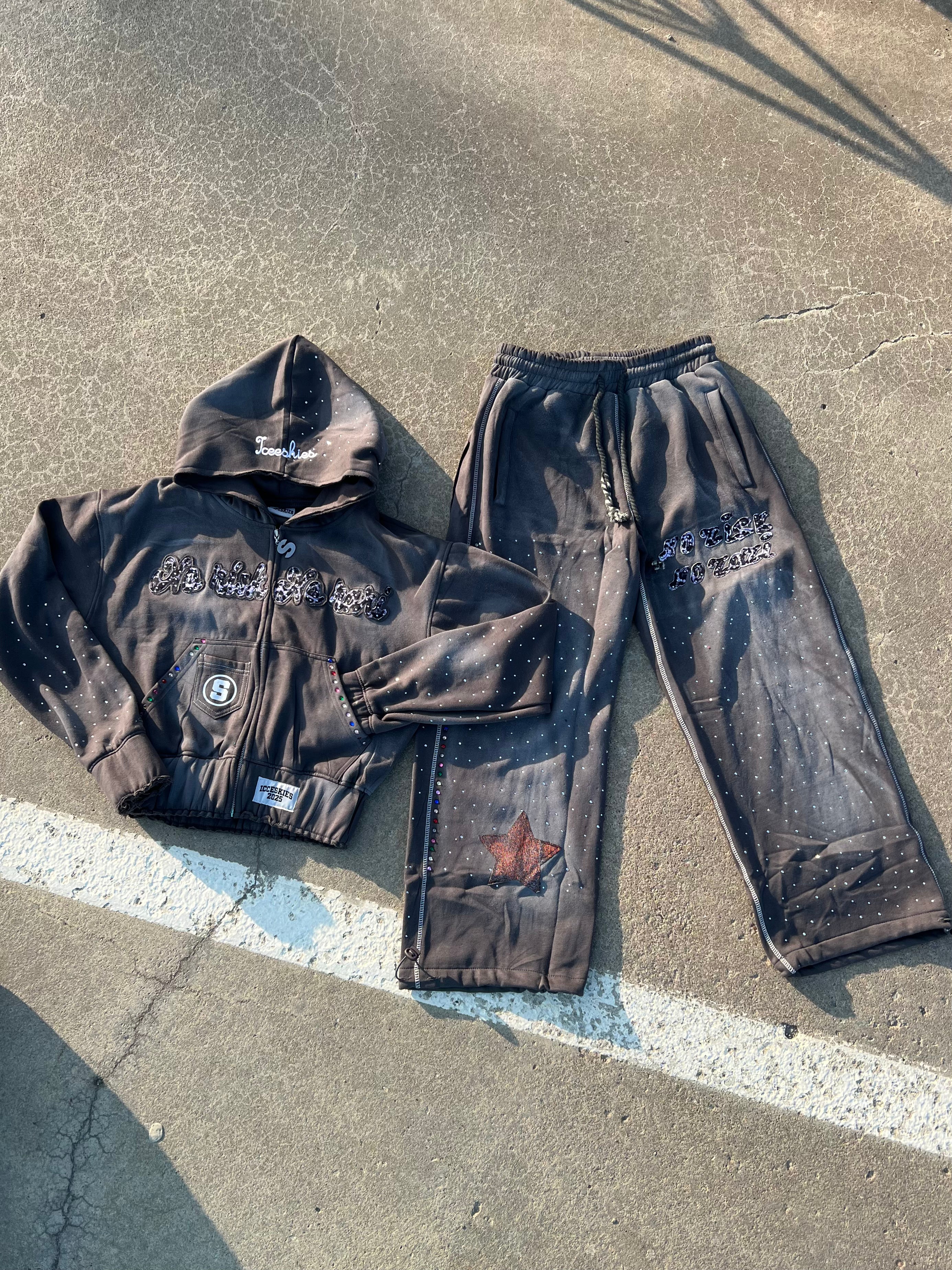 No Risk No Rari Tracksuit Dark Grey