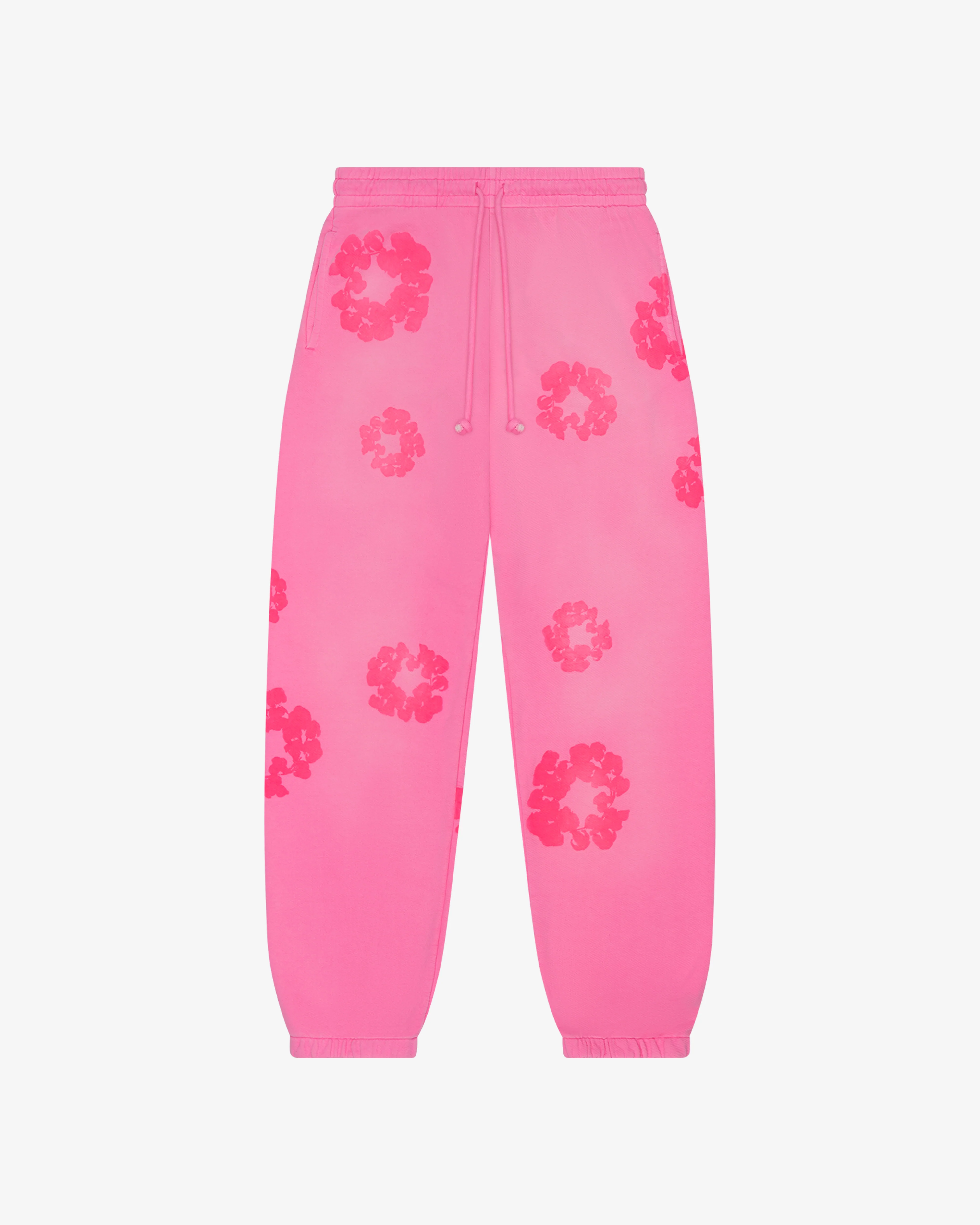 Denim Tears - Men’s Mono Cotton Wreath Sweatpants - (Pink)