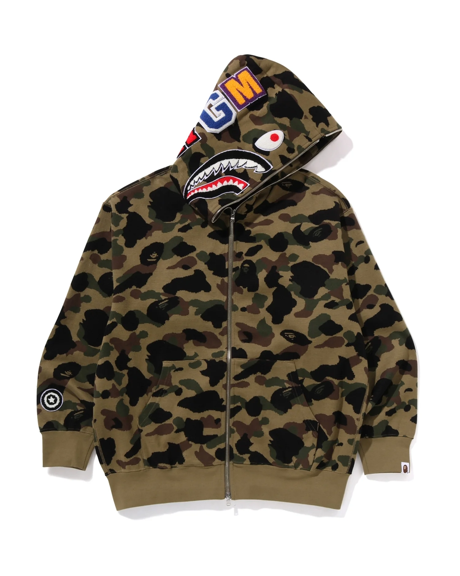 1st Camo Jacquard Shark Hoodie