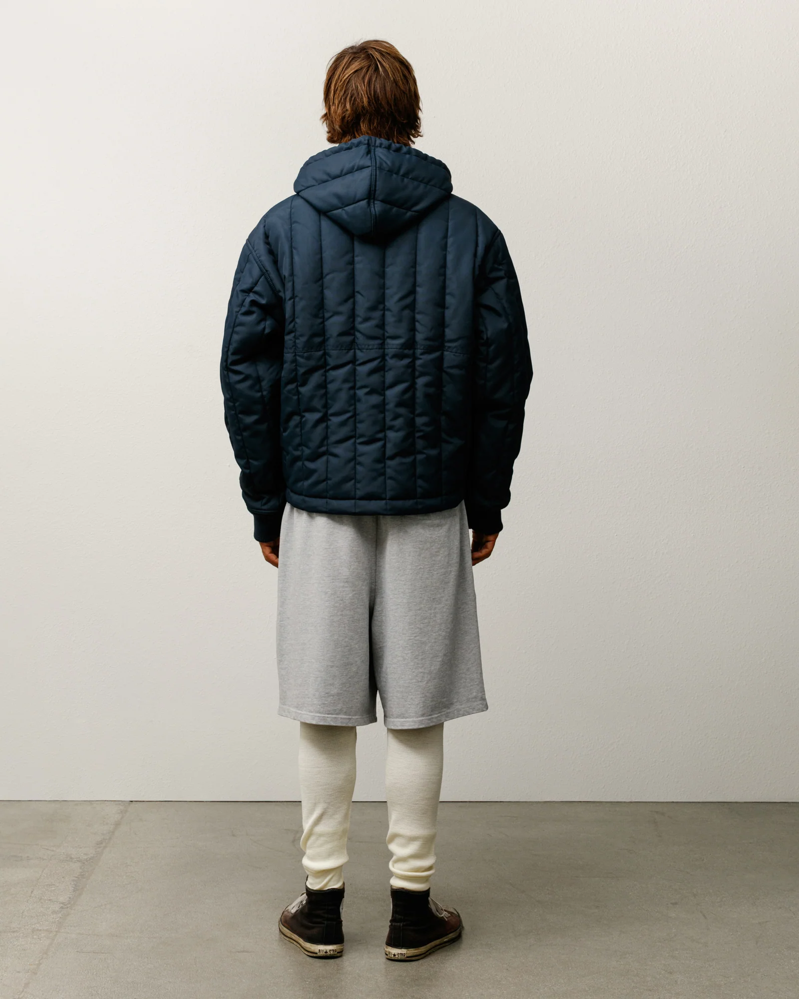 QUILTED NYLON WORK JACKET